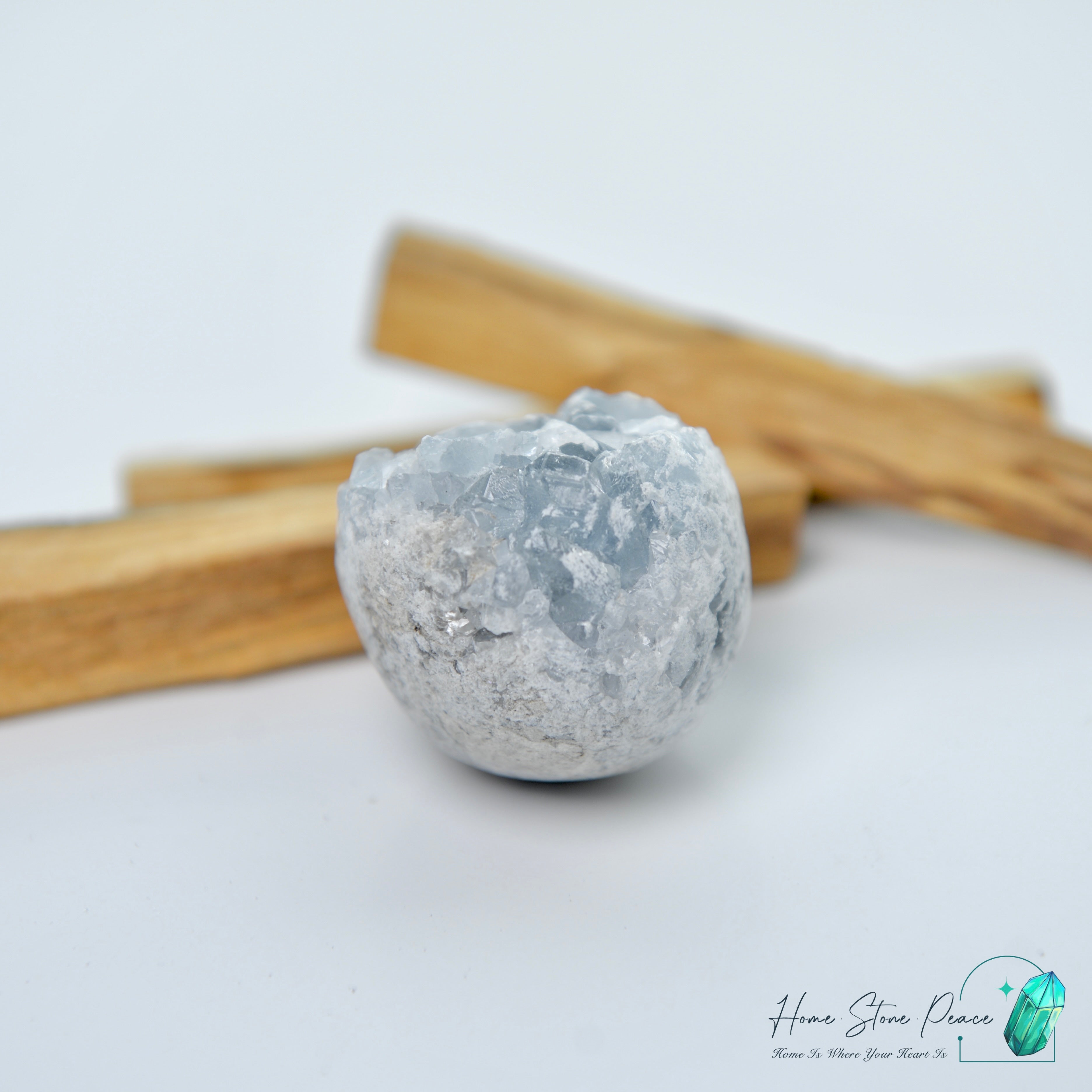 小天青石蛋 Baby Celestite Egg