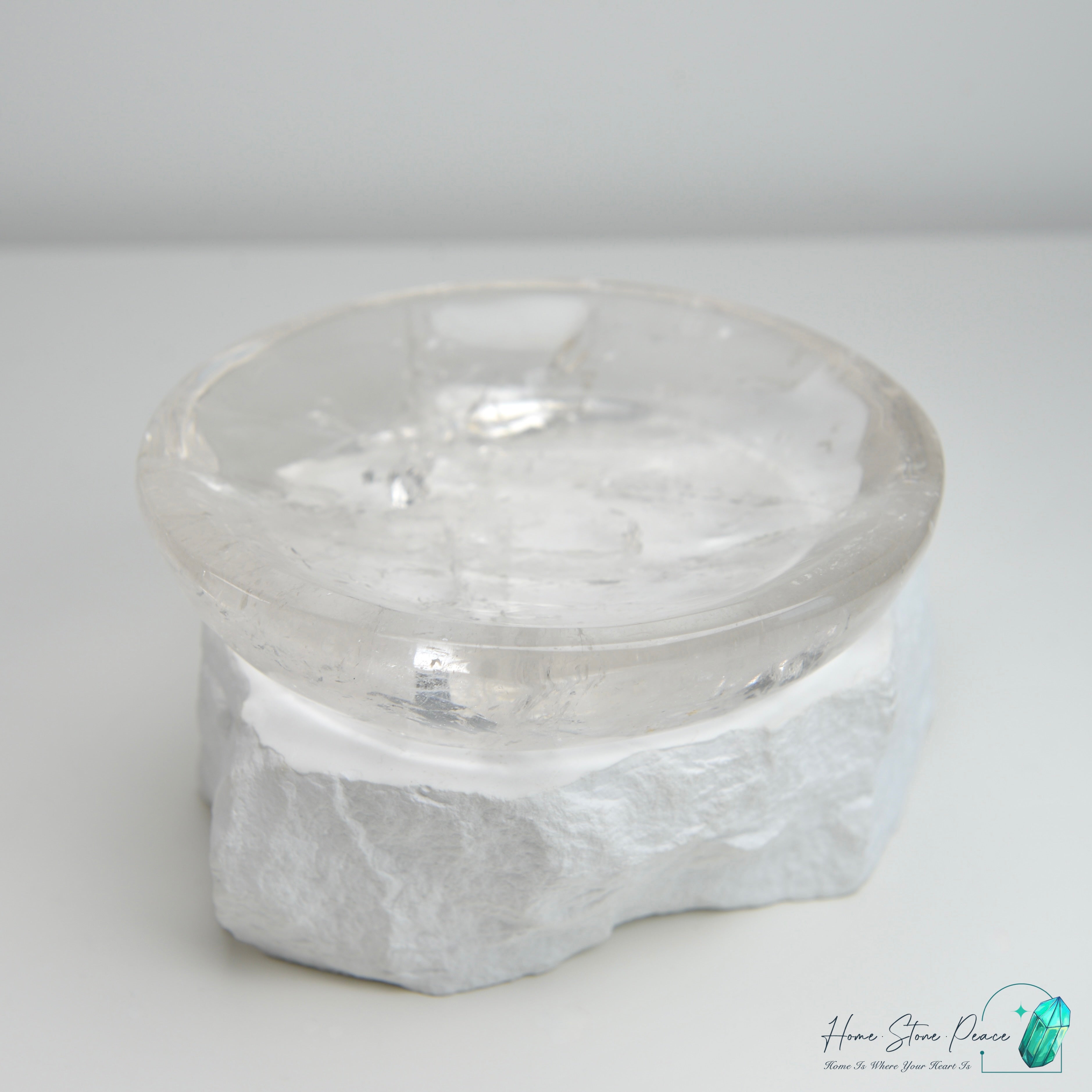 白水晶碟 Clear Quartz Dish