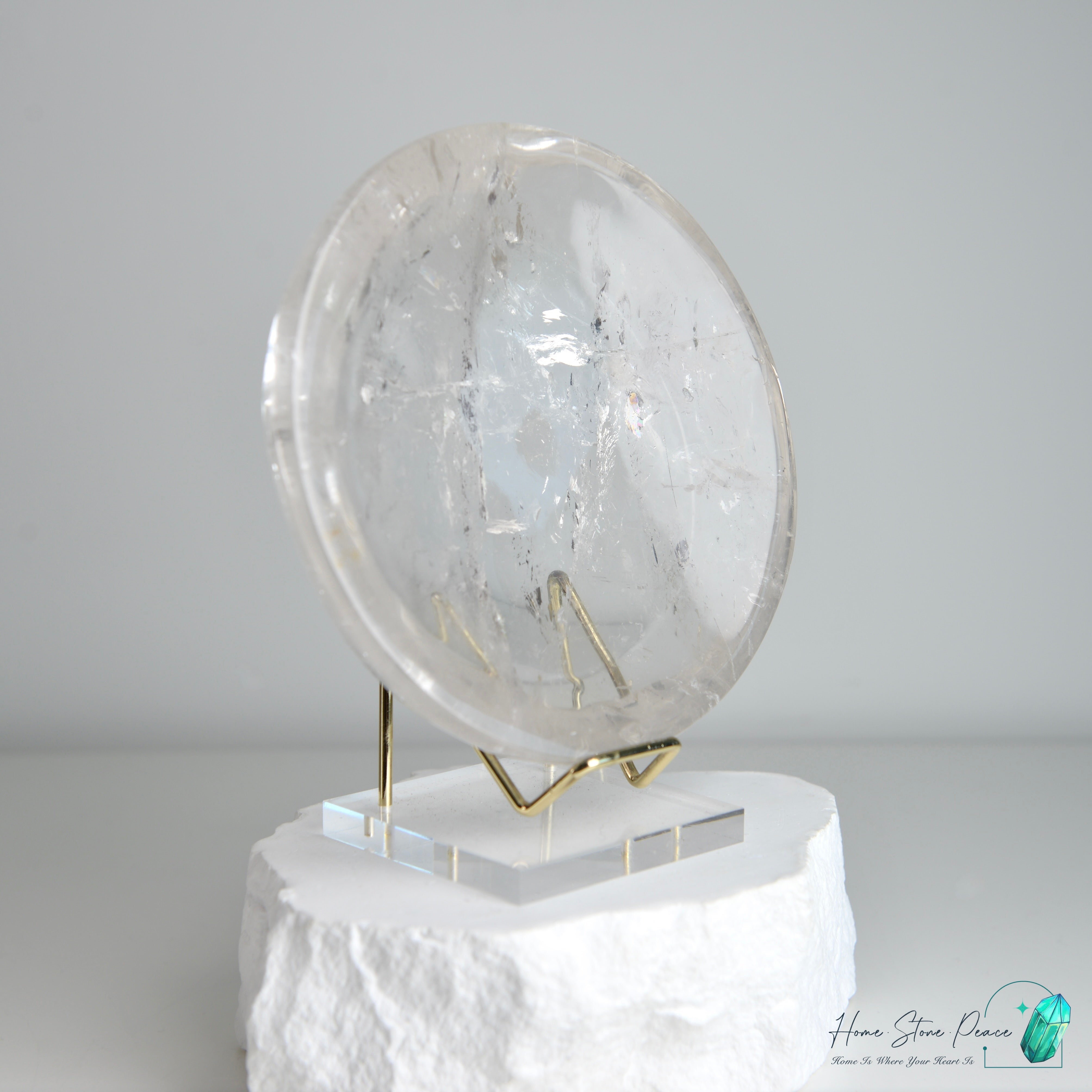 白水晶碟 Clear Quartz Dish
