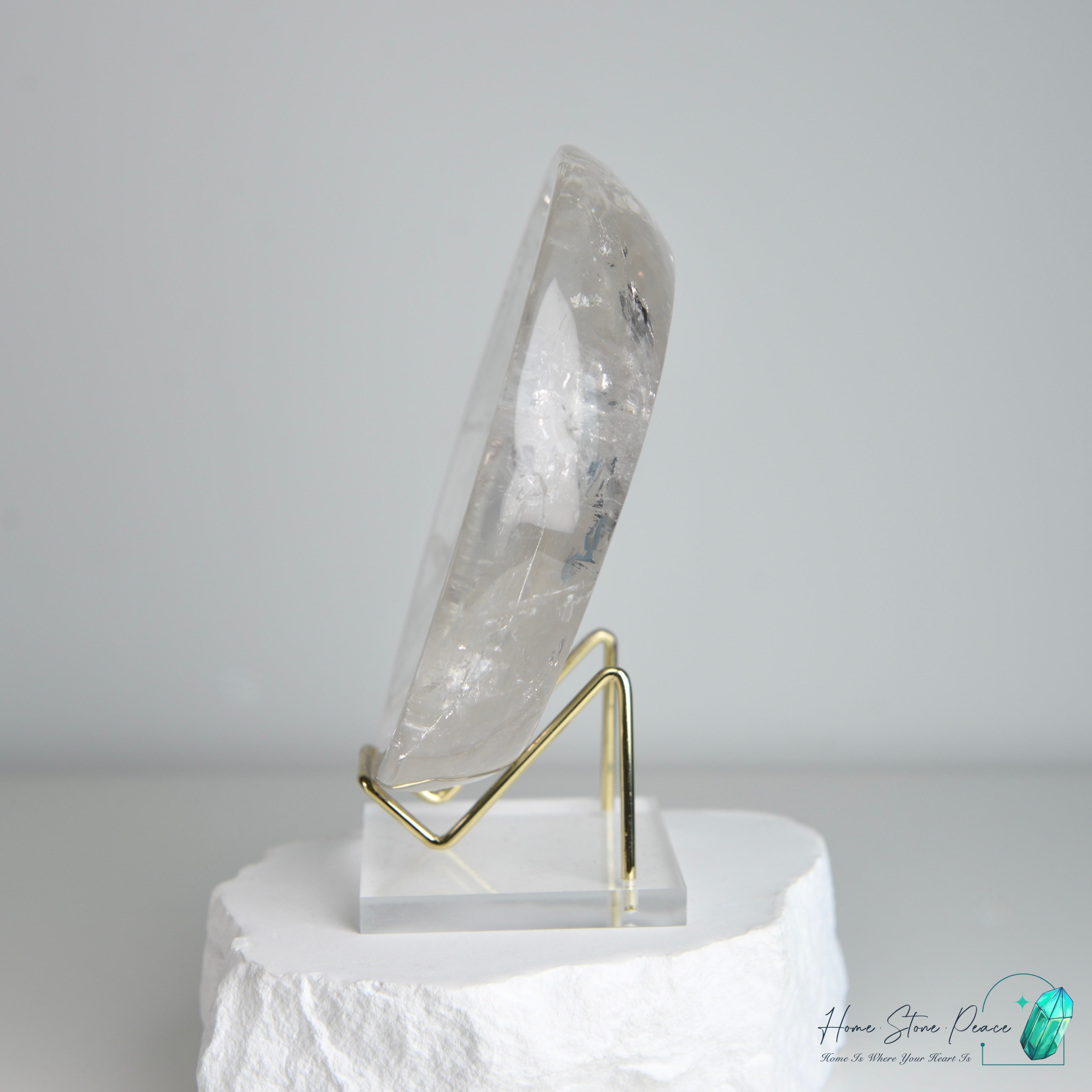 白水晶碟 Clear Quartz Dish