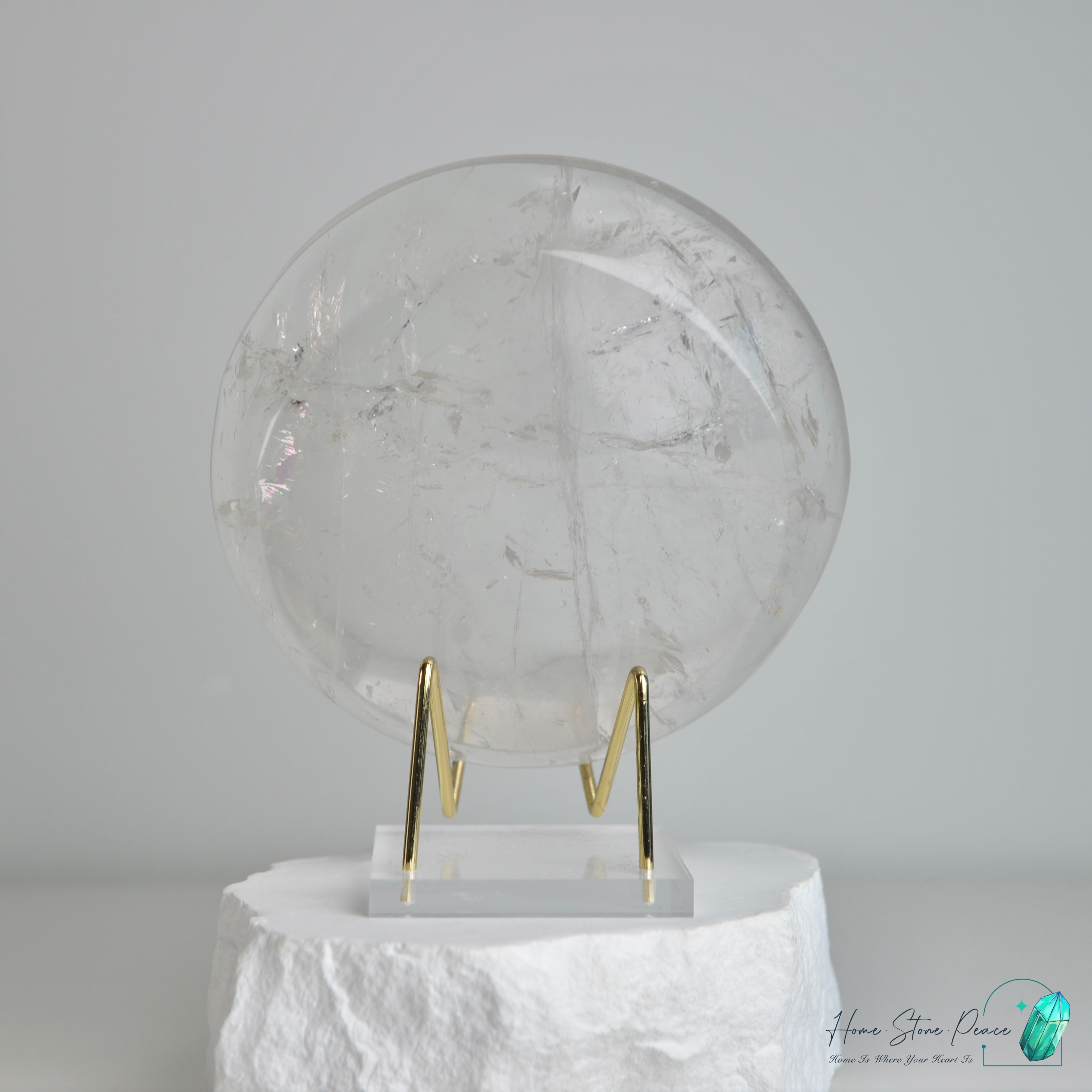白水晶碟 Clear Quartz Dish