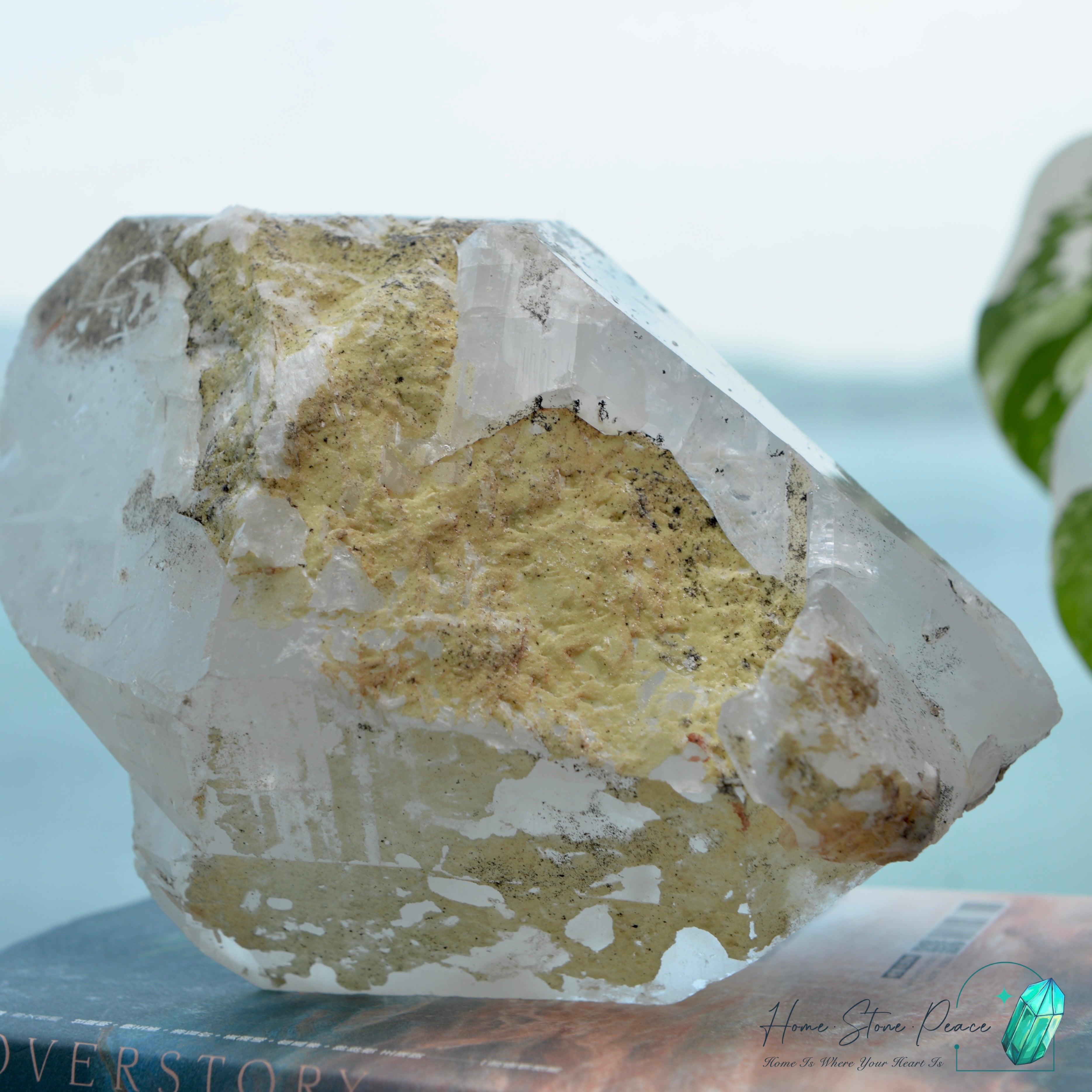 原皮西藏雙尖白水晶 Raw Tibetan Double Terminated White Quartz