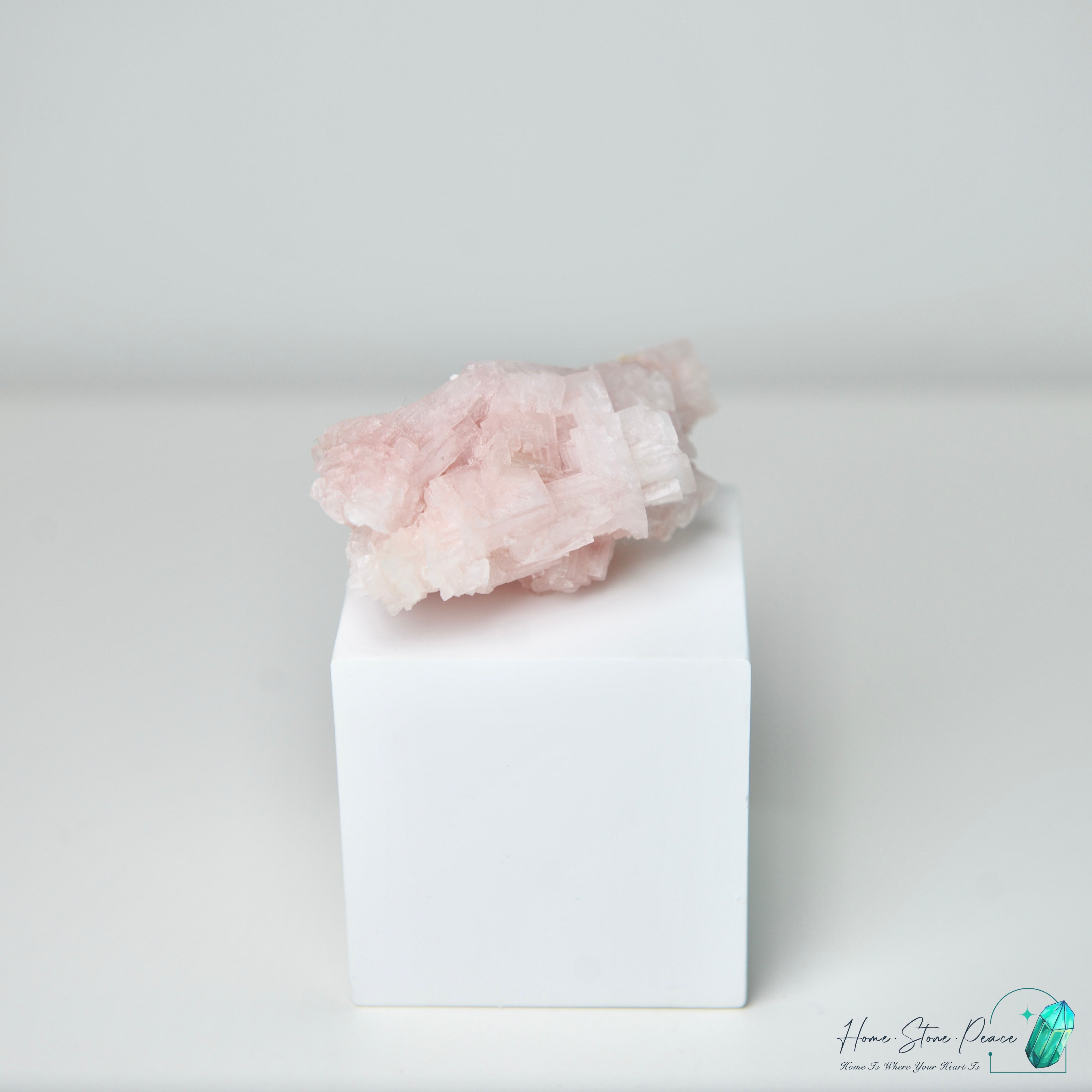 塞爾斯湖粉紅鹽礦 Natural Searles Lake Pink Halite