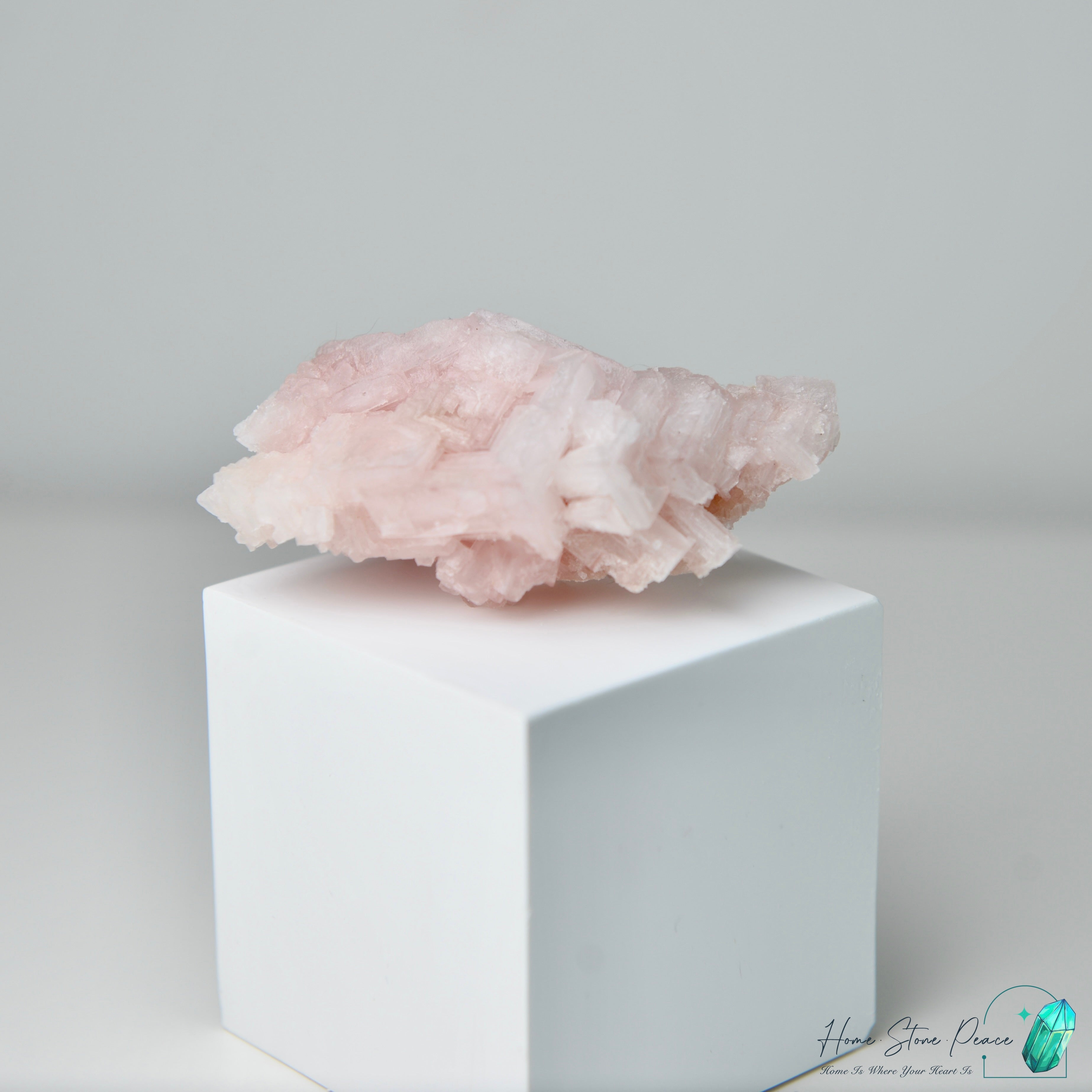塞爾斯湖粉紅鹽礦 Natural Searles Lake Pink Halite