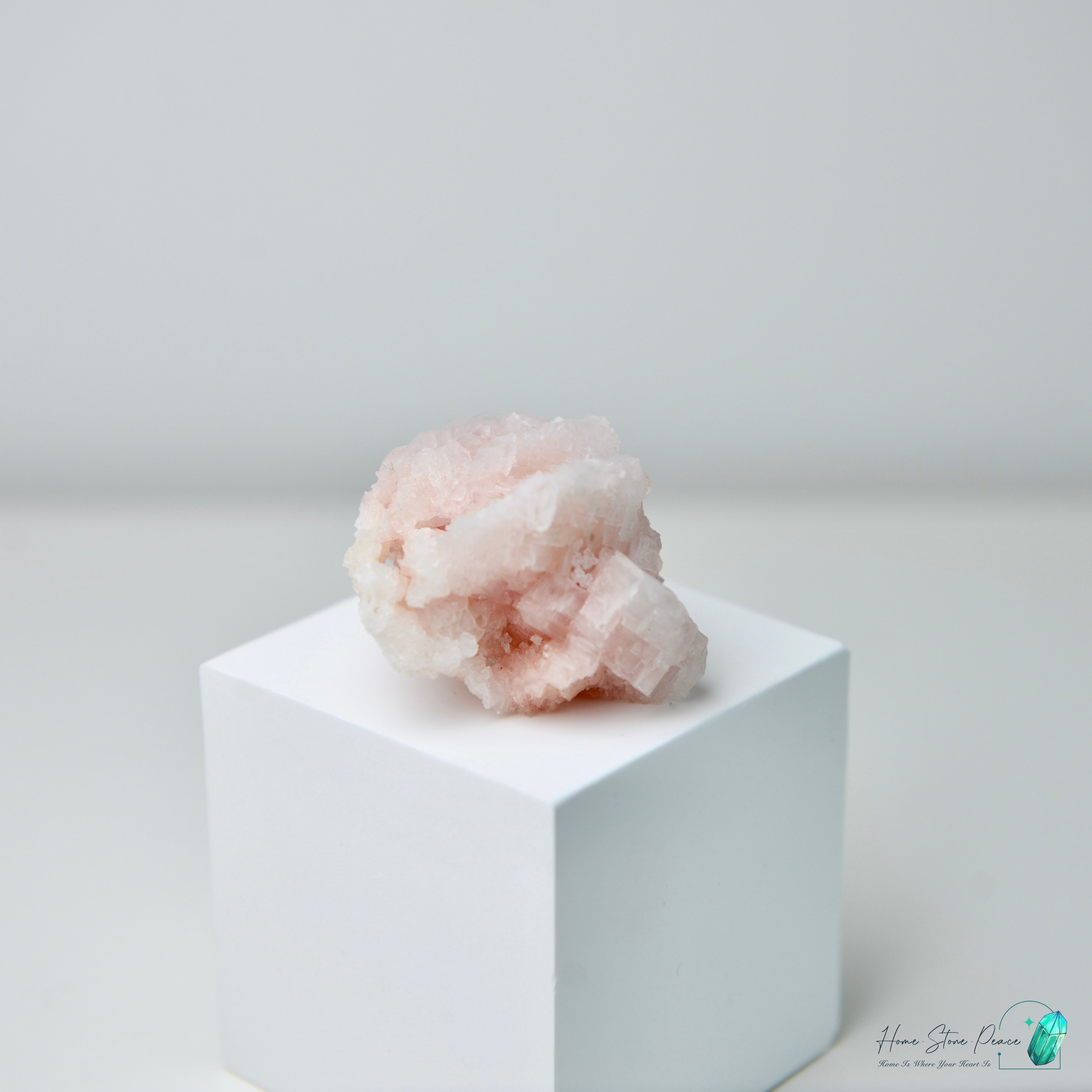 塞爾斯湖粉紅鹽礦 Natural Searles Lake Pink Halite