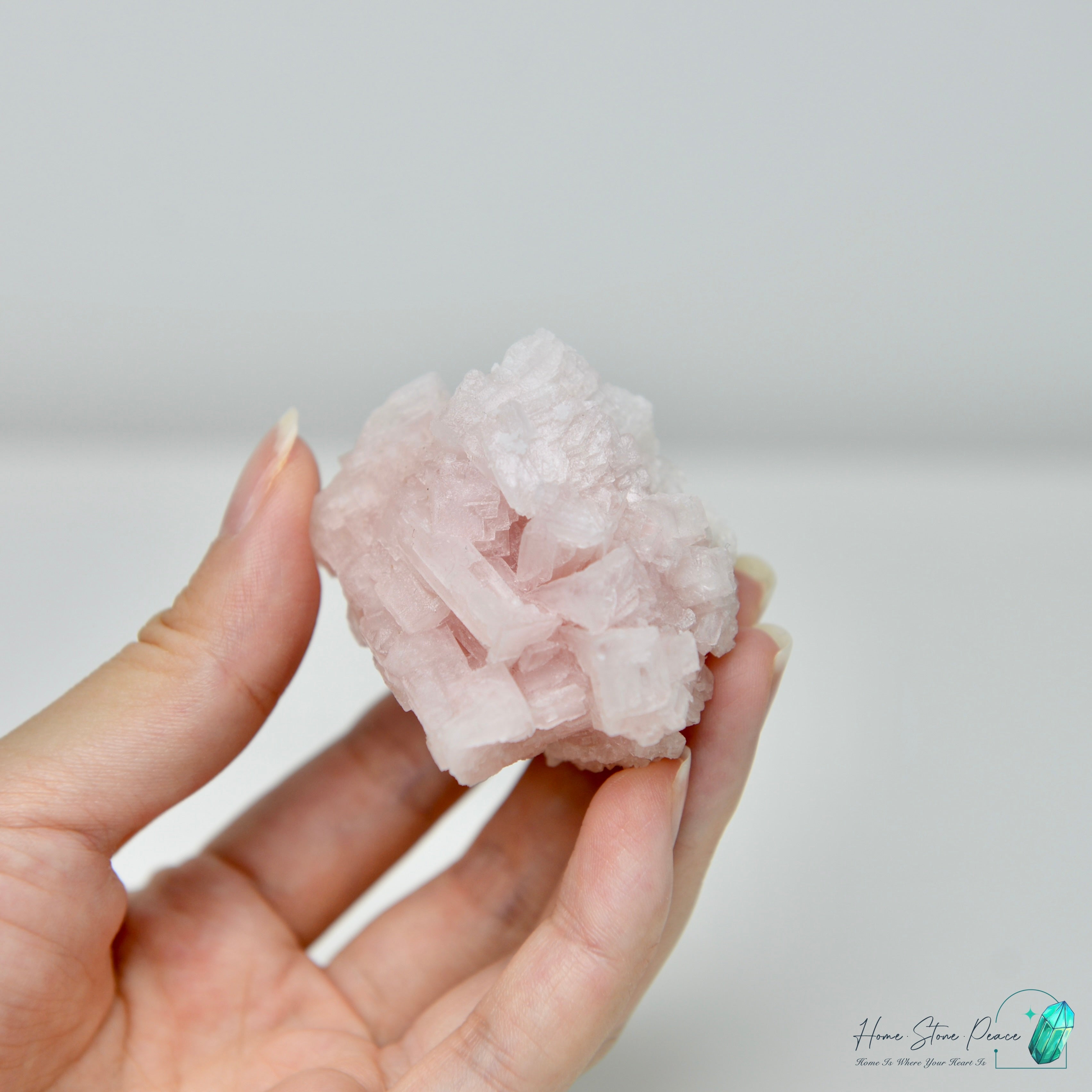 塞爾斯湖粉紅鹽礦 Natural Searles Lake Pink Halite