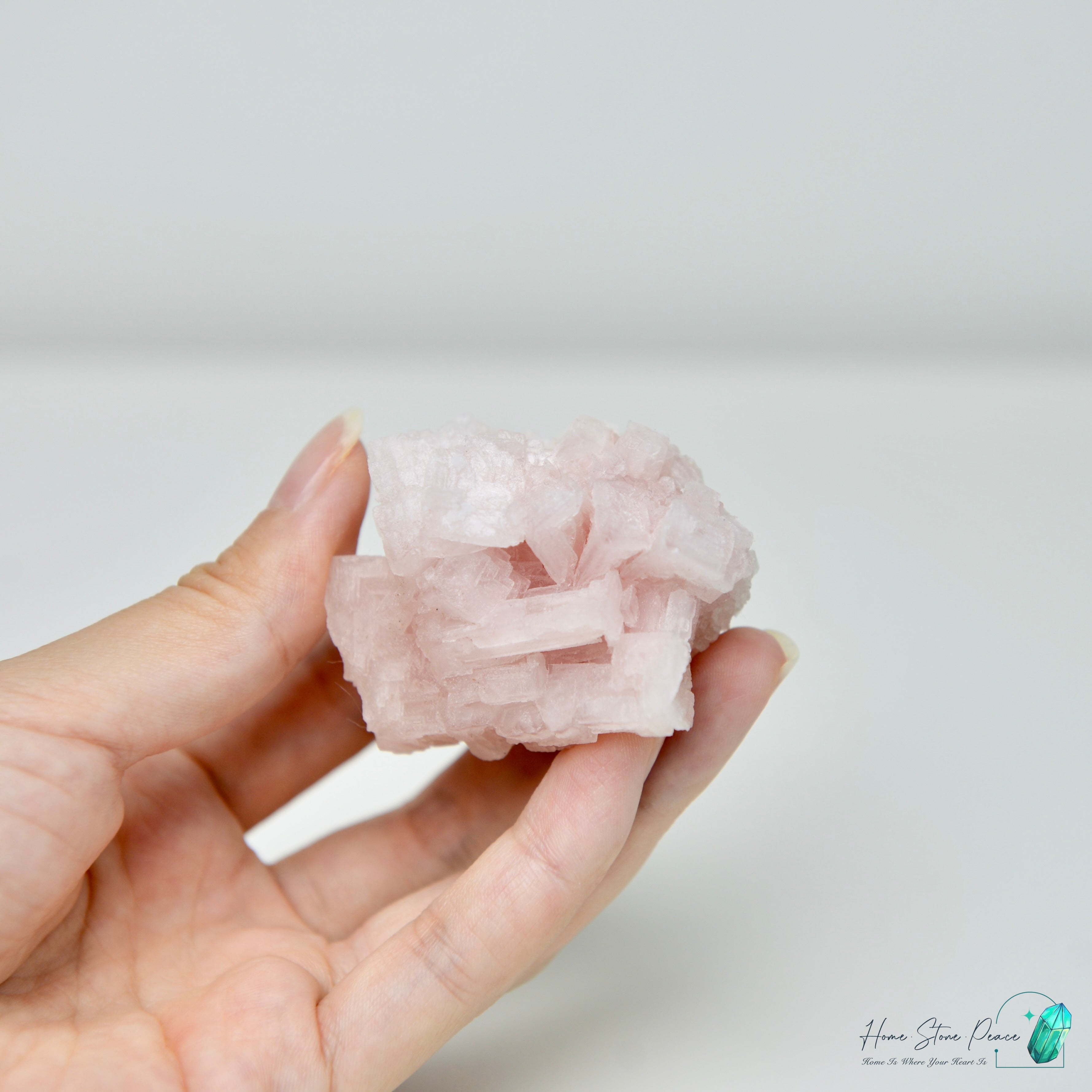 塞爾斯湖粉紅鹽礦 Natural Searles Lake Pink Halite