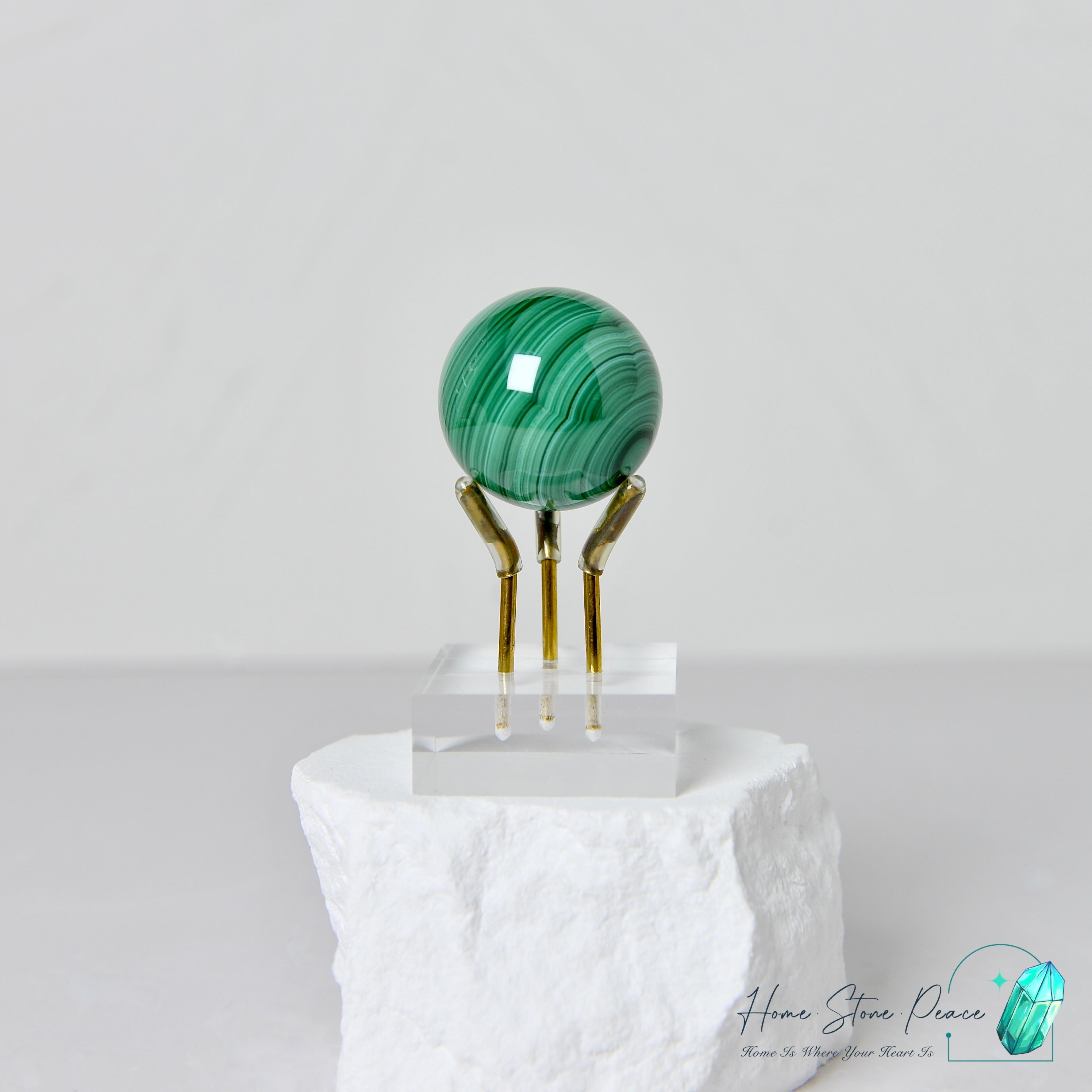 孔雀石石球 Malachite Sphere