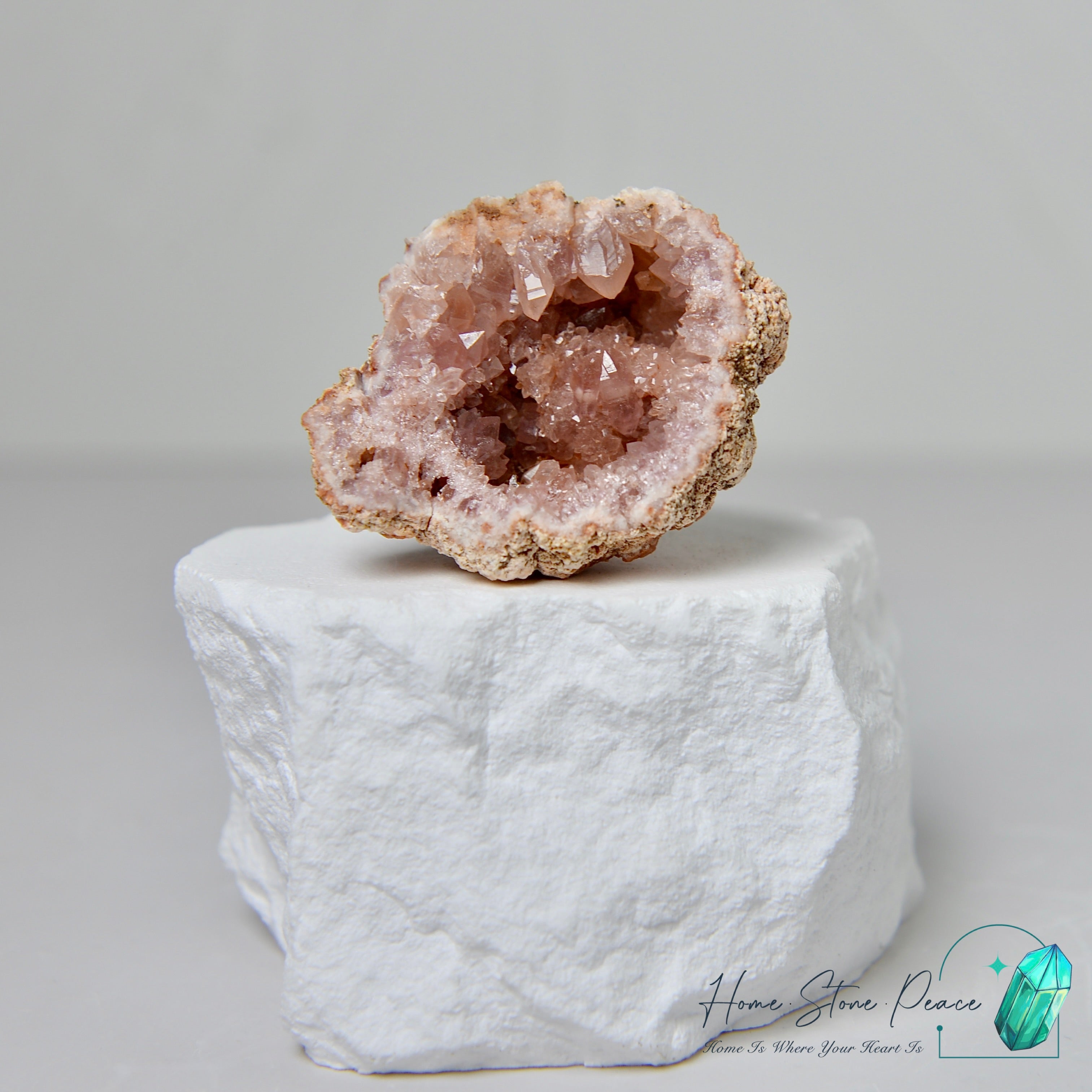 阿根廷粉紅紫晶洞 Argentinian Pink Amethyst Geode