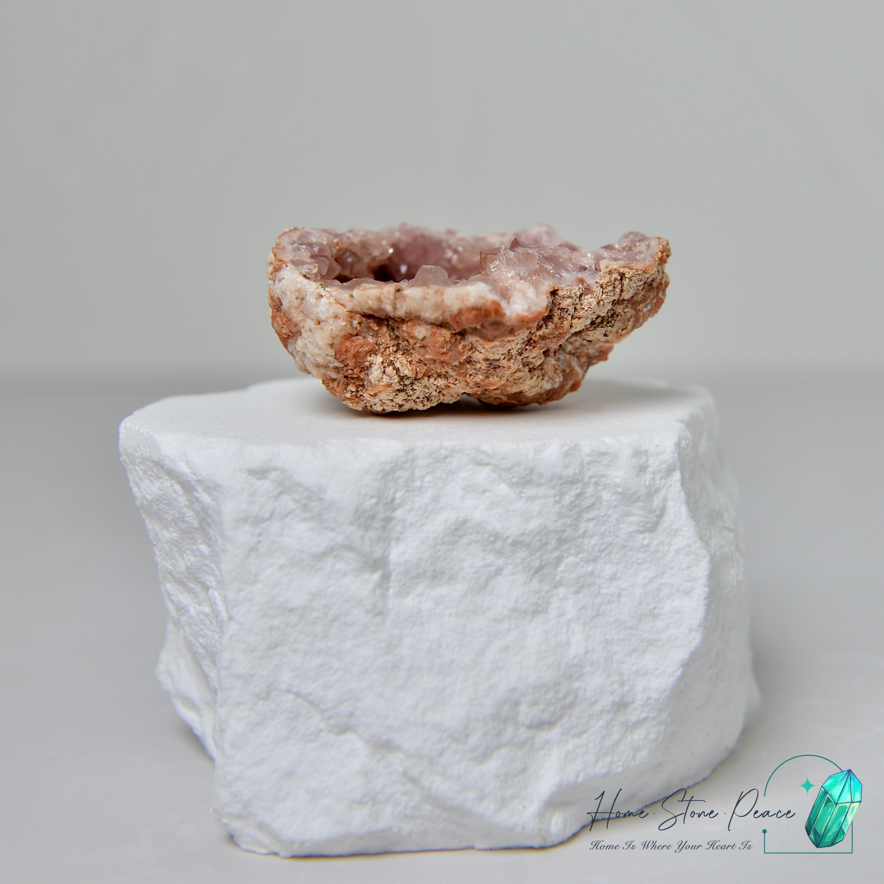阿根廷粉紅紫晶洞 Argentinian Pink Amethyst Geode