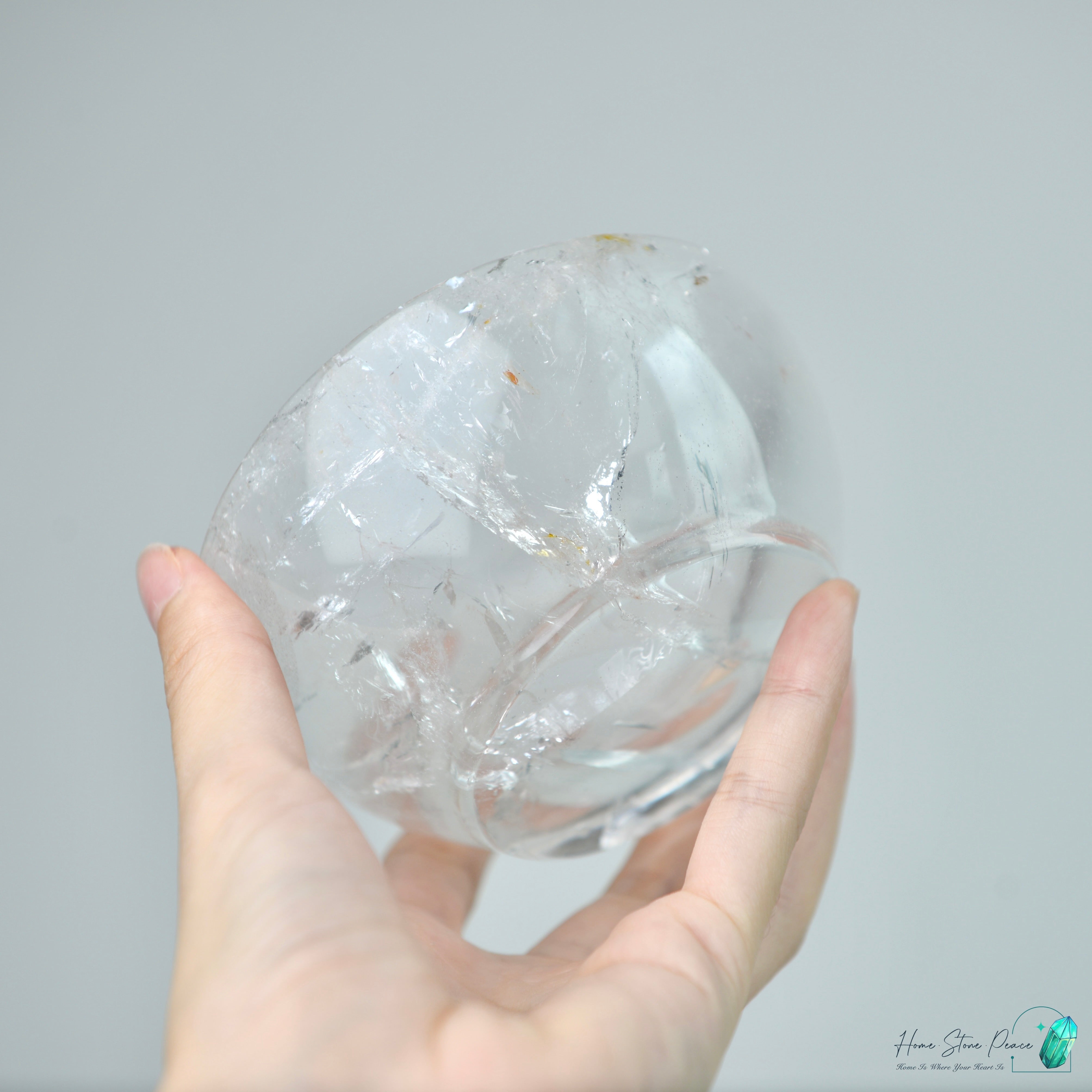 白水晶碗 Clear Quartz Bowl