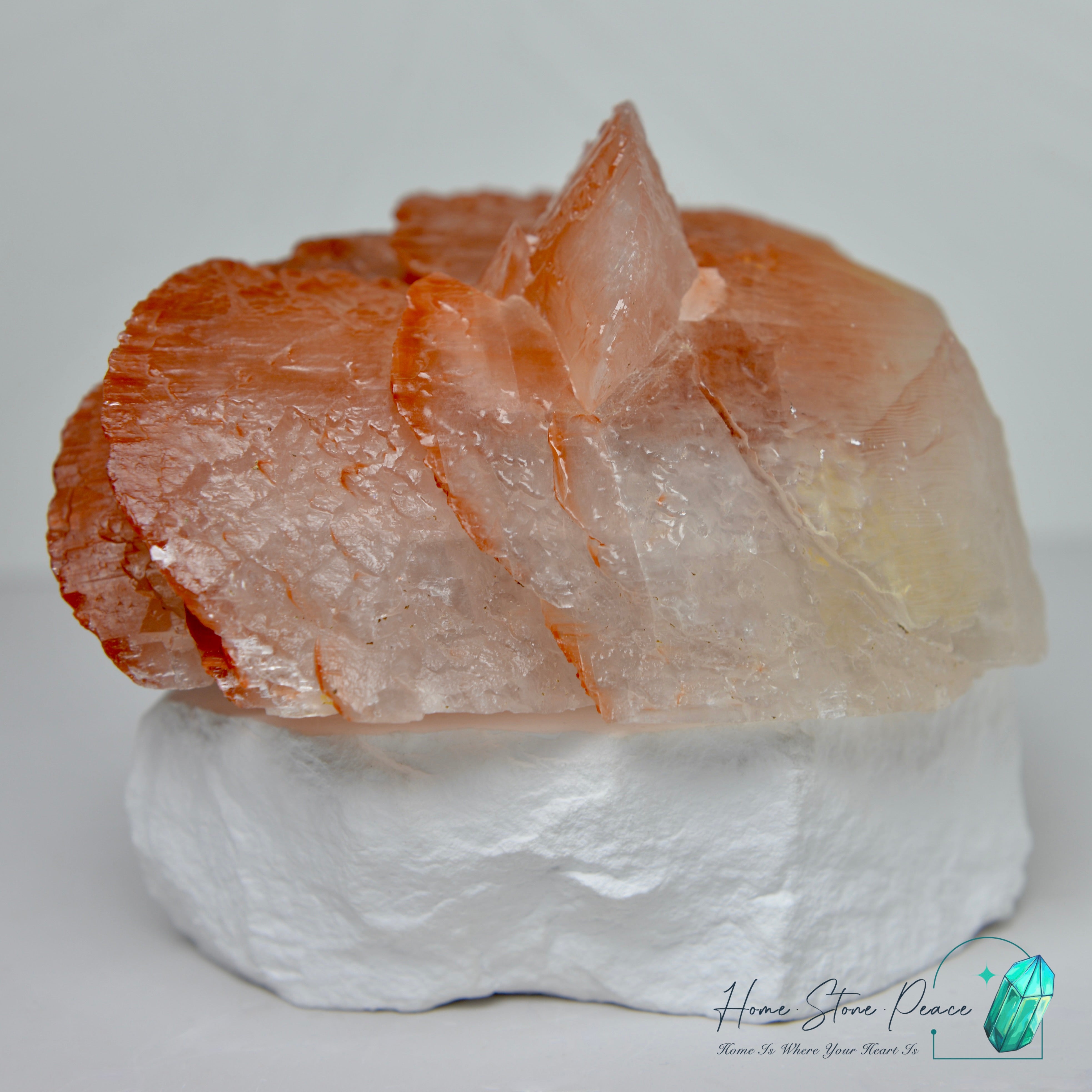 巨型玫瑰狀紅方解石原石 Large Rose Shape Red Calcite Cluster