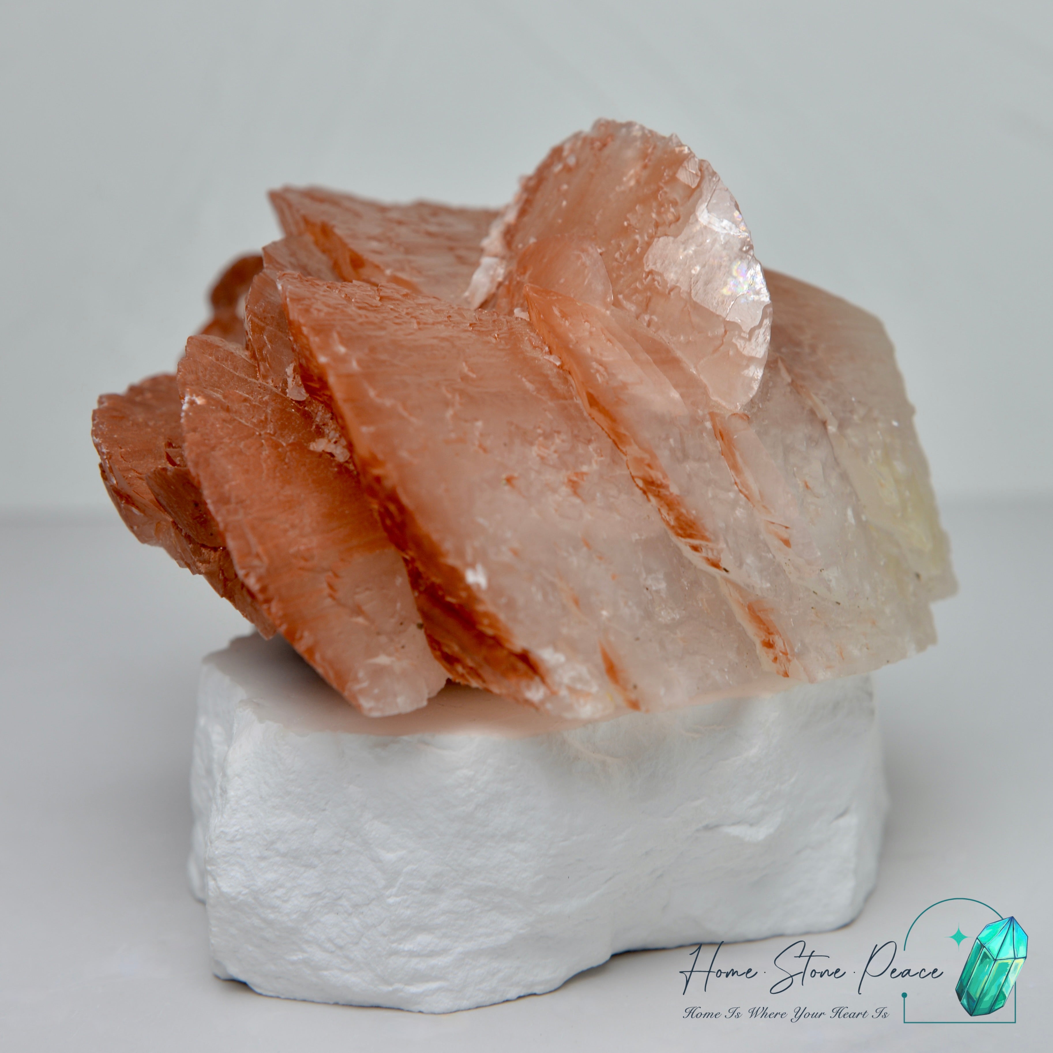 巨型玫瑰狀紅方解石原石 Large Rose Shape Red Calcite Cluster