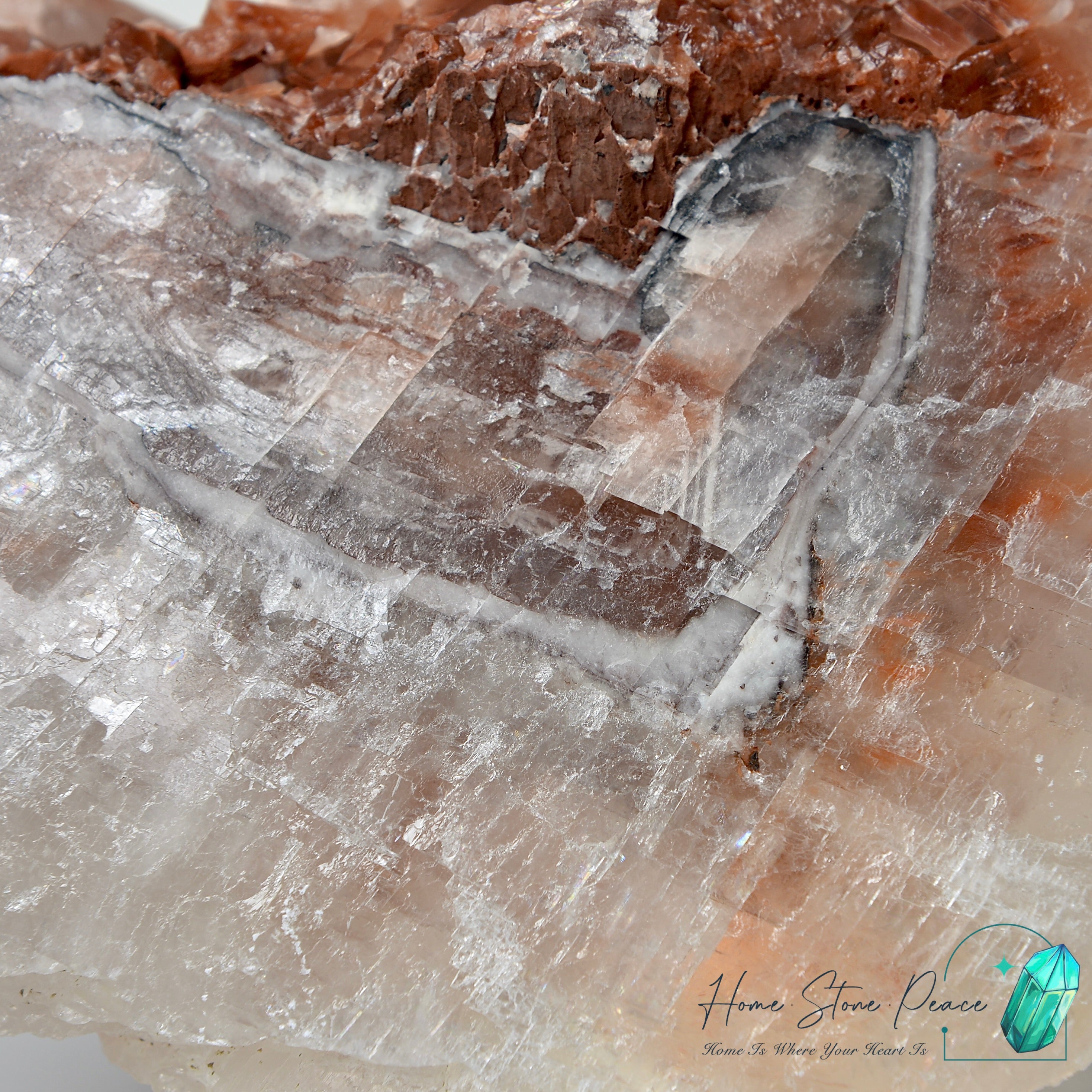 巨型玫瑰狀紅方解石原石 Large Rose Shape Red Calcite Cluster
