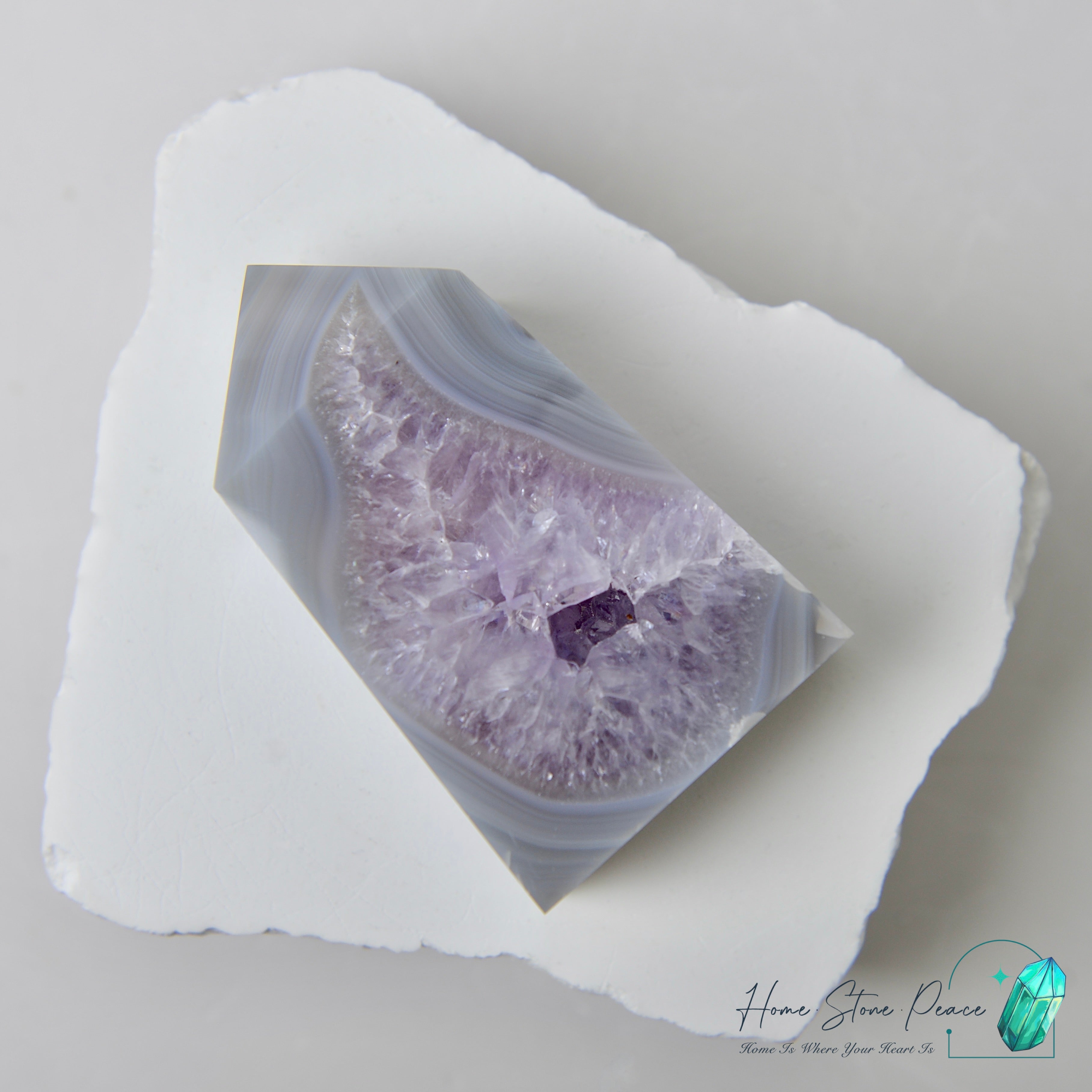 紫水晶瑪瑙柱 Amethyst Agate Tower