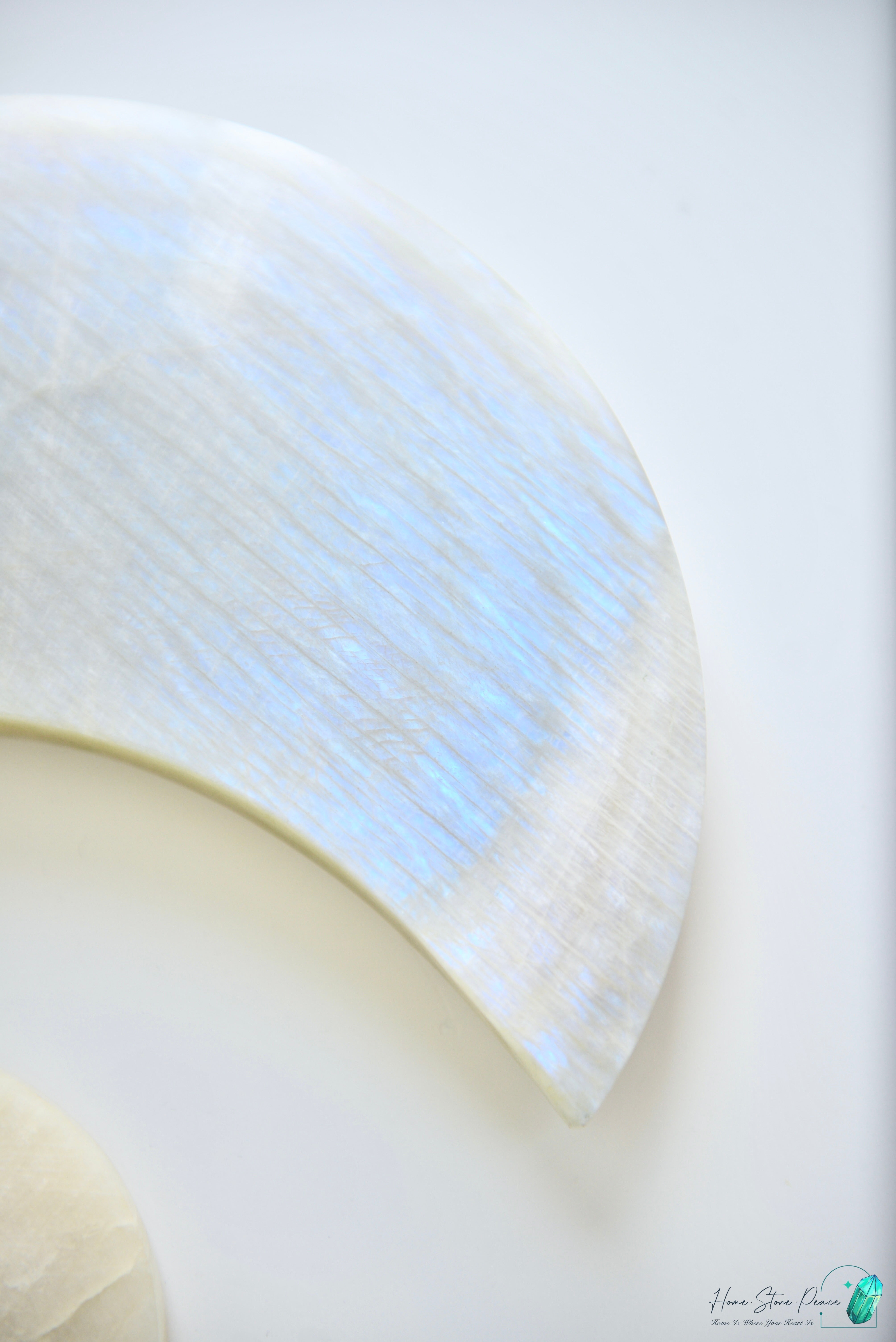 月亮石連座(大型)Large Moonstone with Stand