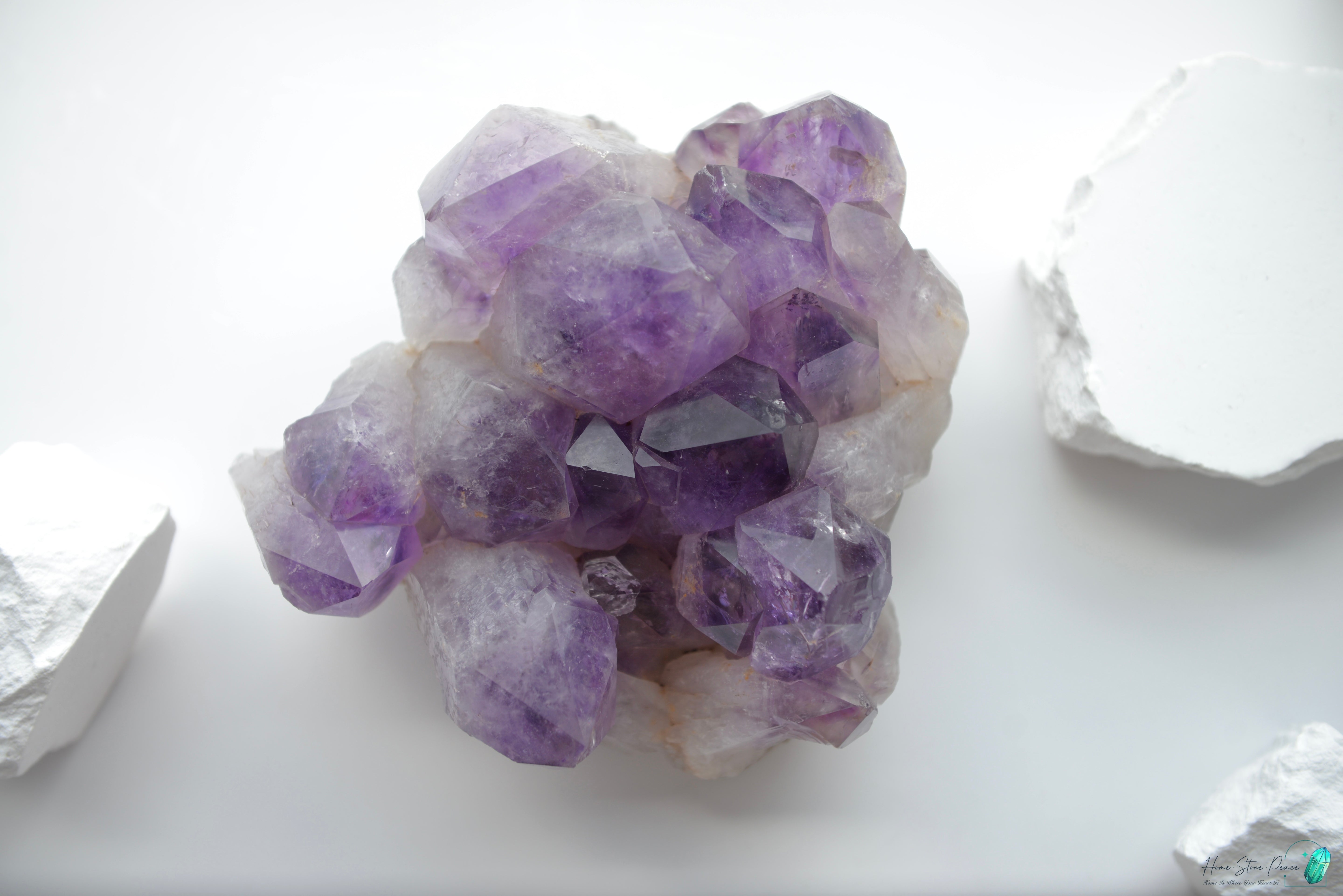 玻利維亞紫水晶簇 (大型)Natural Bolivian Amethyst Cluster (Large)