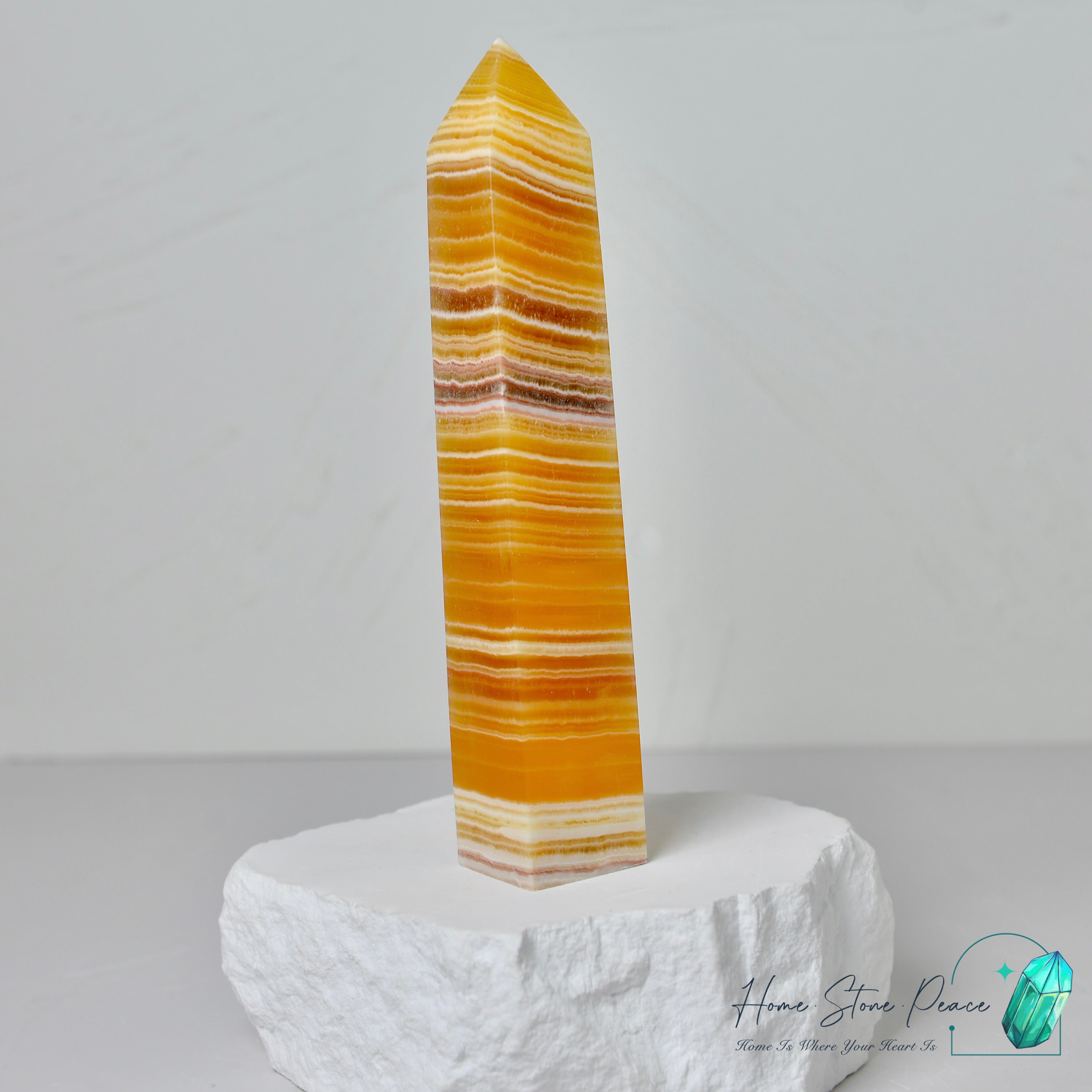 橙色方解石柱 Orange Calcite Tower