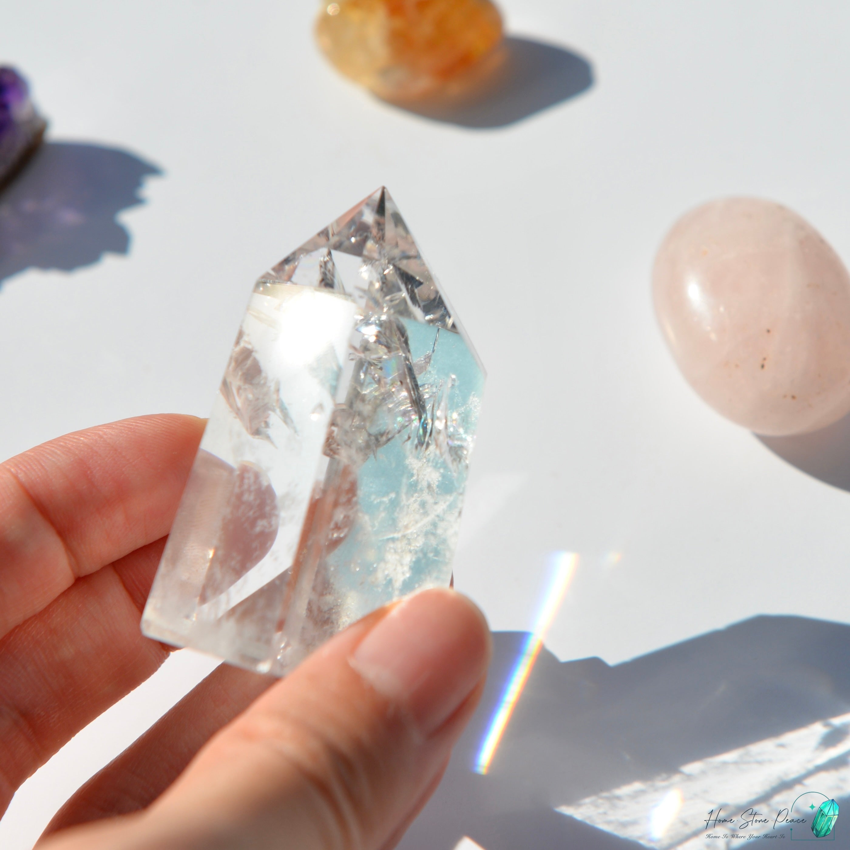 白水晶小柱 Clear Quartz Tower