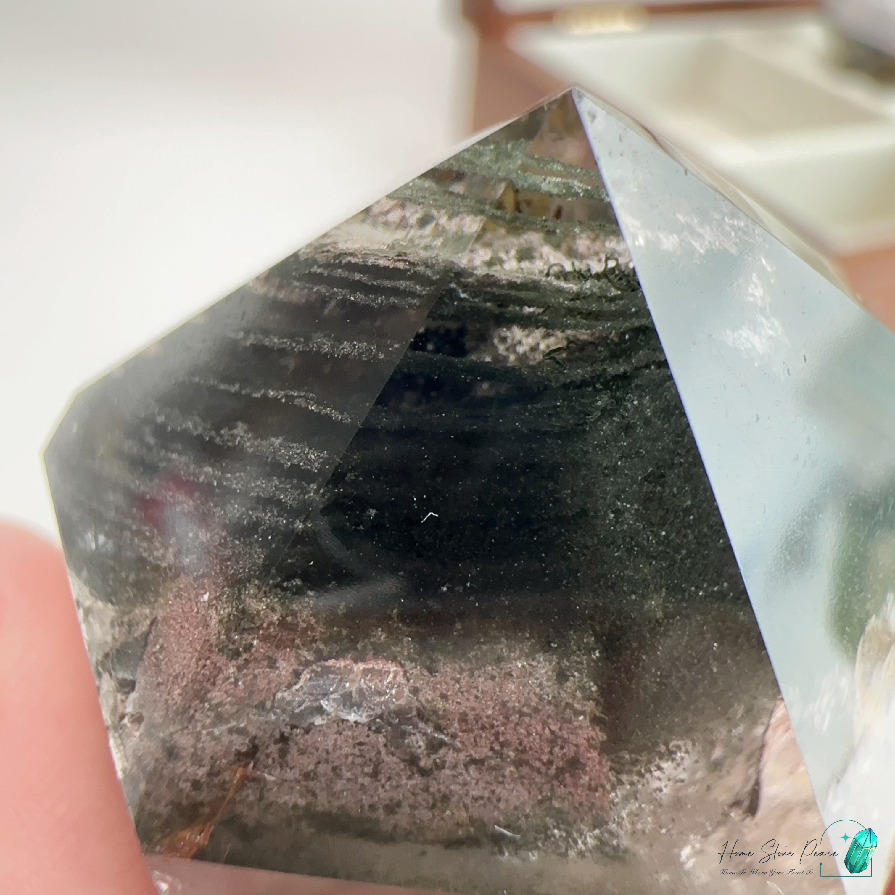 綠幽靈水晶隨形 Green Phantom Quartz Free Form