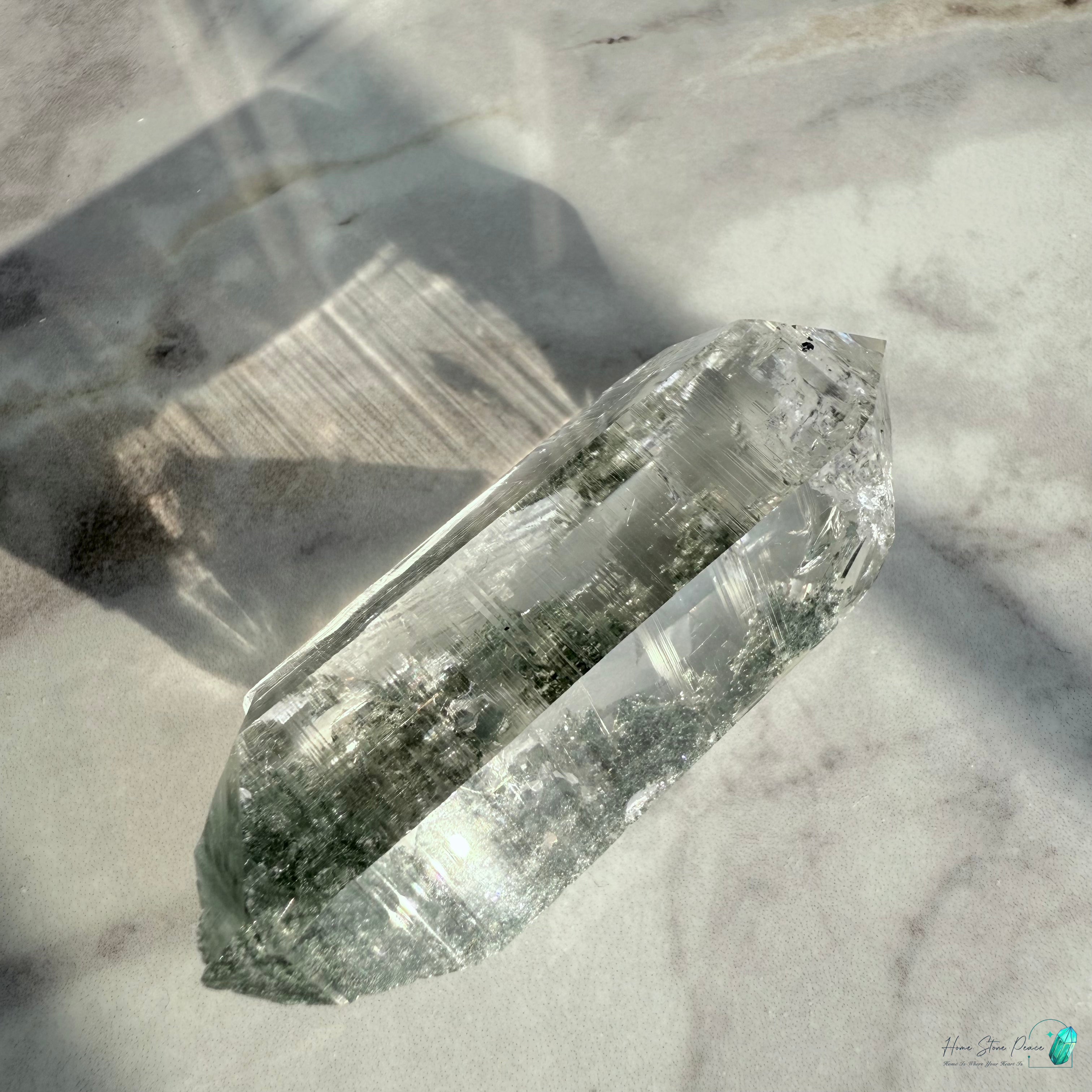 精品喜馬拉雅山綠泥共生水晶 Premium Himalayan Quartz with Green Chlorite