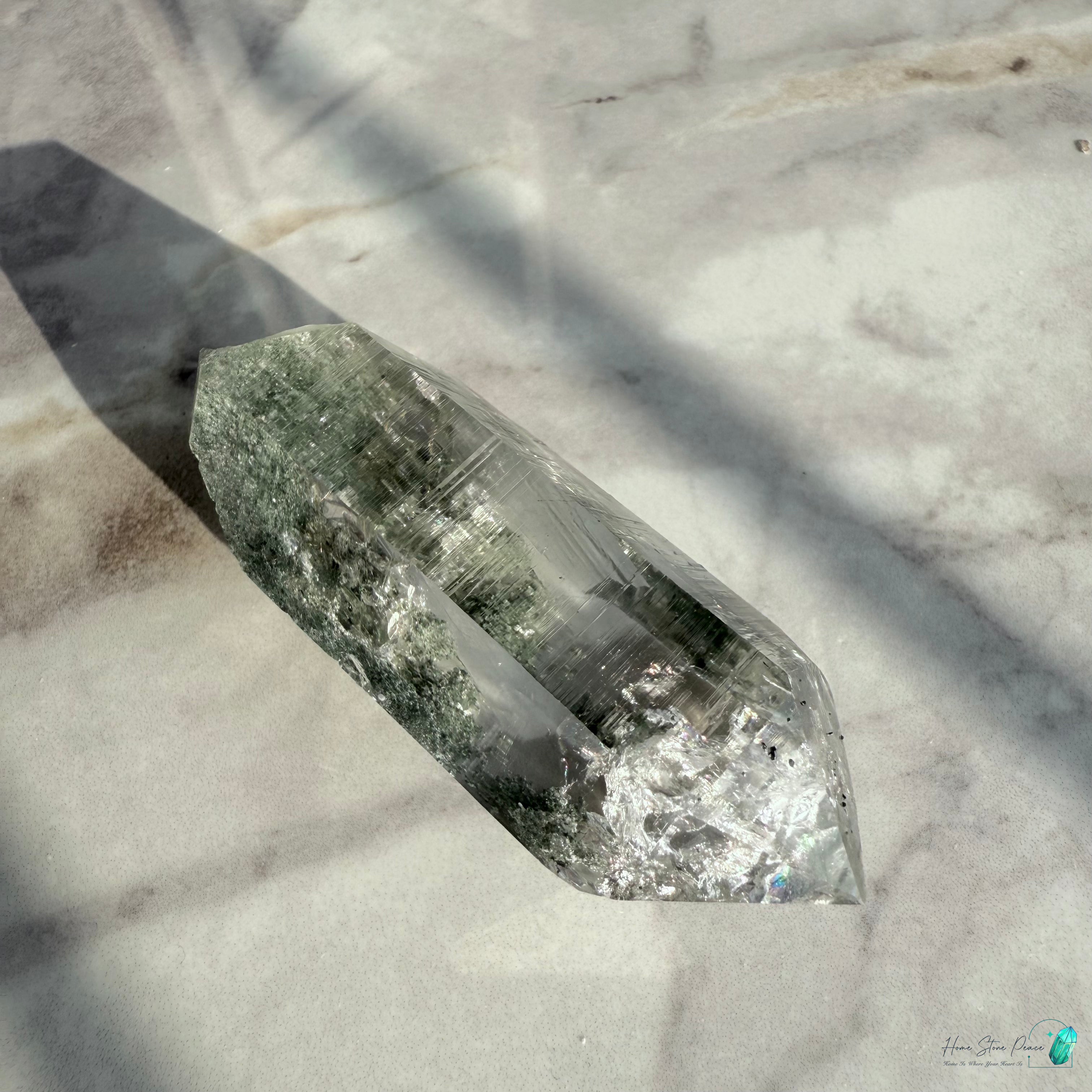 精品喜馬拉雅山綠泥共生水晶 Premium Himalayan Quartz with Green Chlorite
