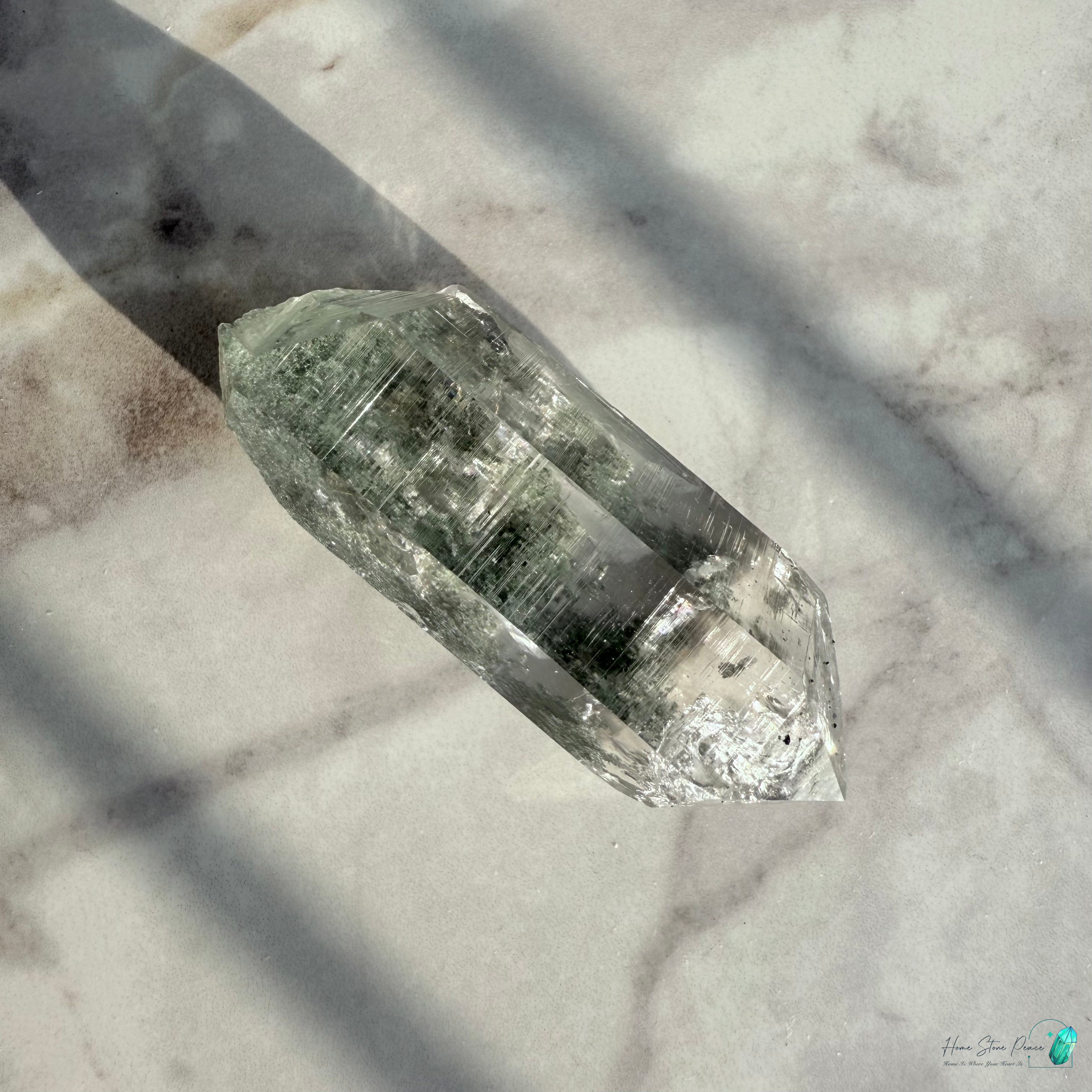 精品喜馬拉雅山綠泥共生水晶 Premium Himalayan Quartz with Green Chlorite