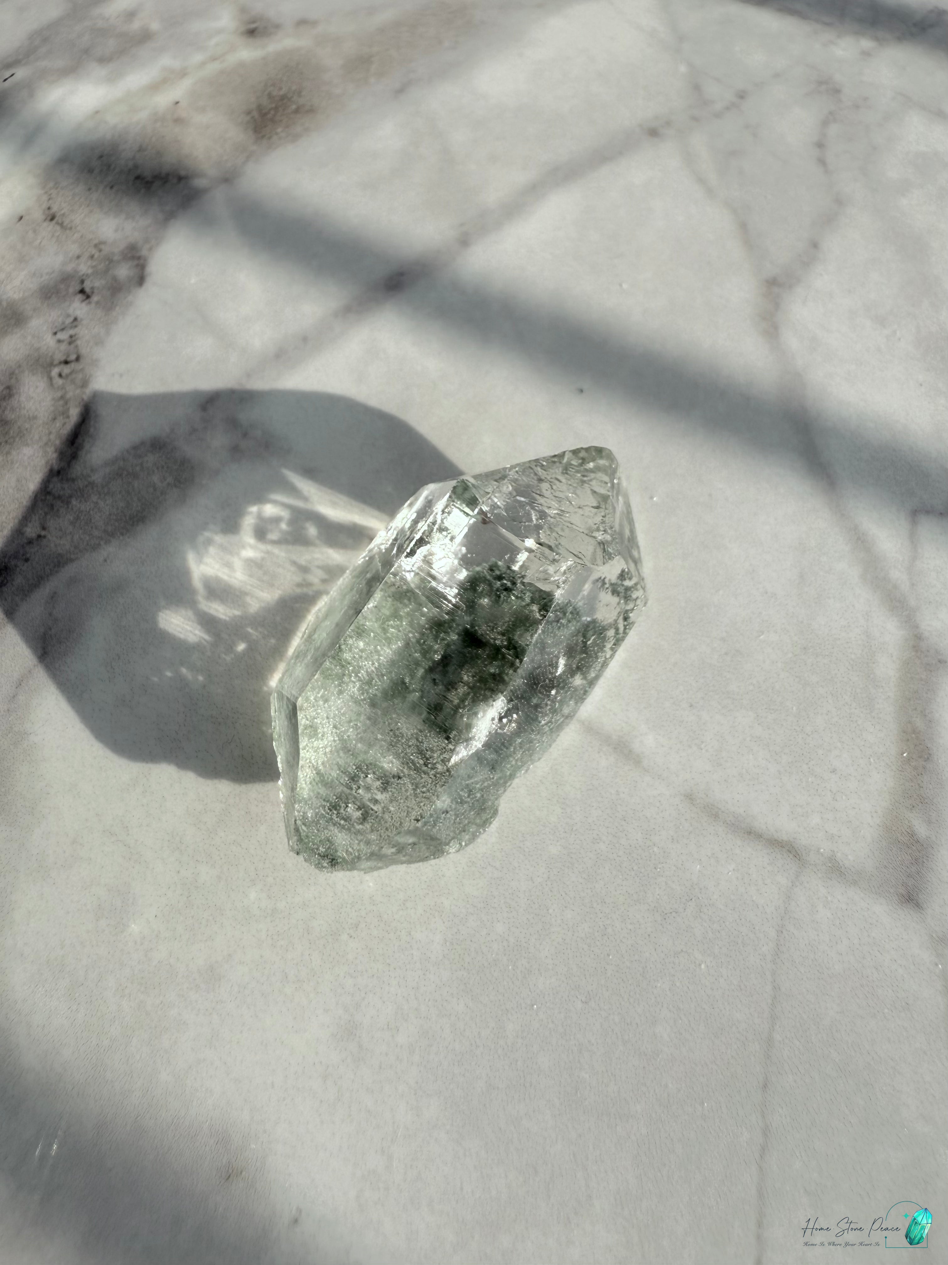 精品喜馬拉雅山綠泥共生水晶 Premium Himalayan Quartz with Green Chlorite