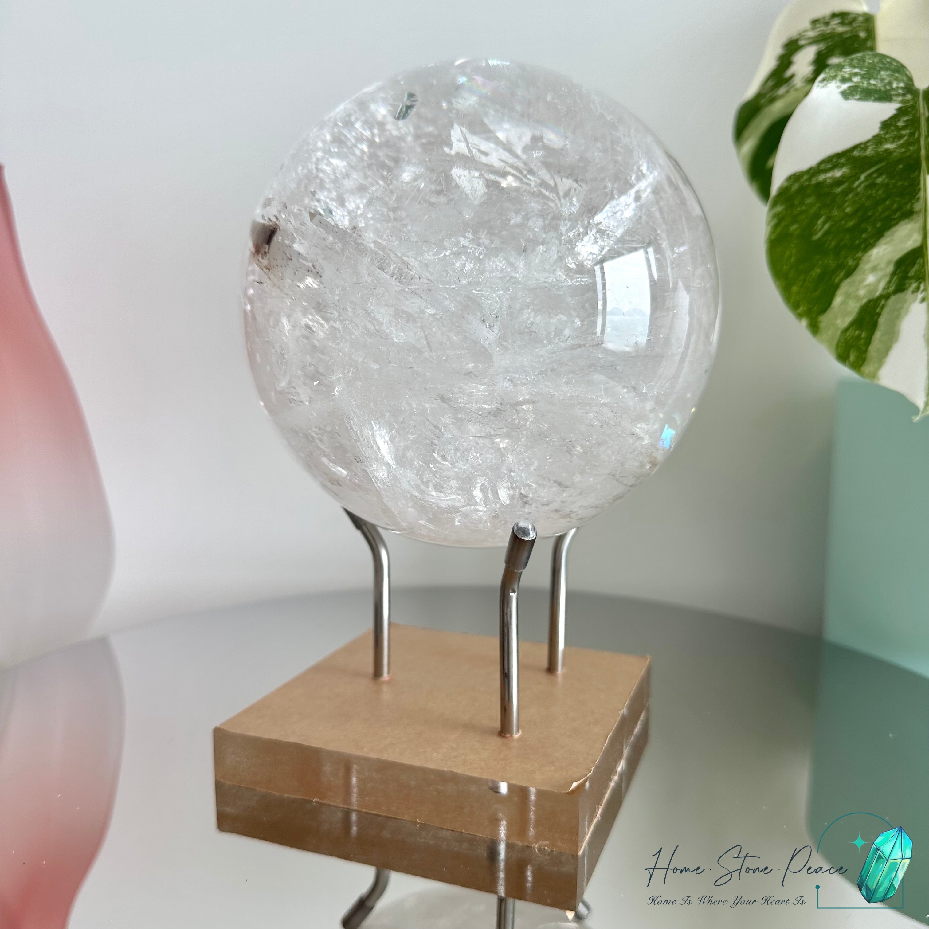 喜馬拉雅山晶中晶水晶球(大型)Premium Large Himalayan Manifestation Crystal Sphere