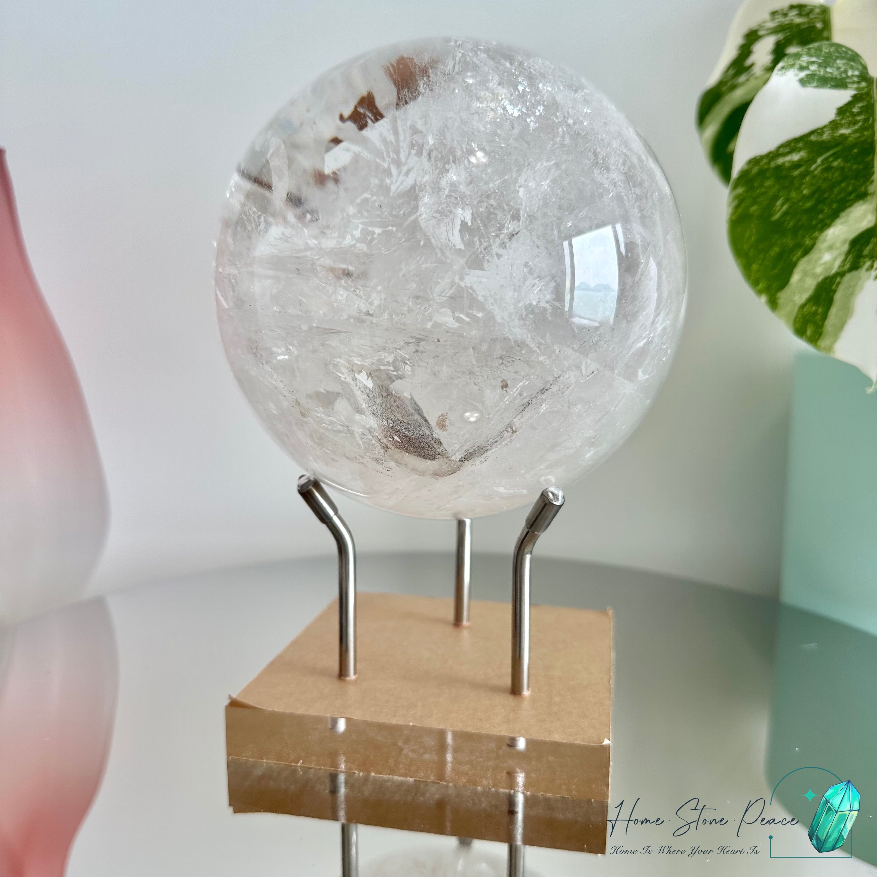 喜馬拉雅山晶中晶水晶球(大型)Premium Large Himalayan Manifestation Crystal Sphere