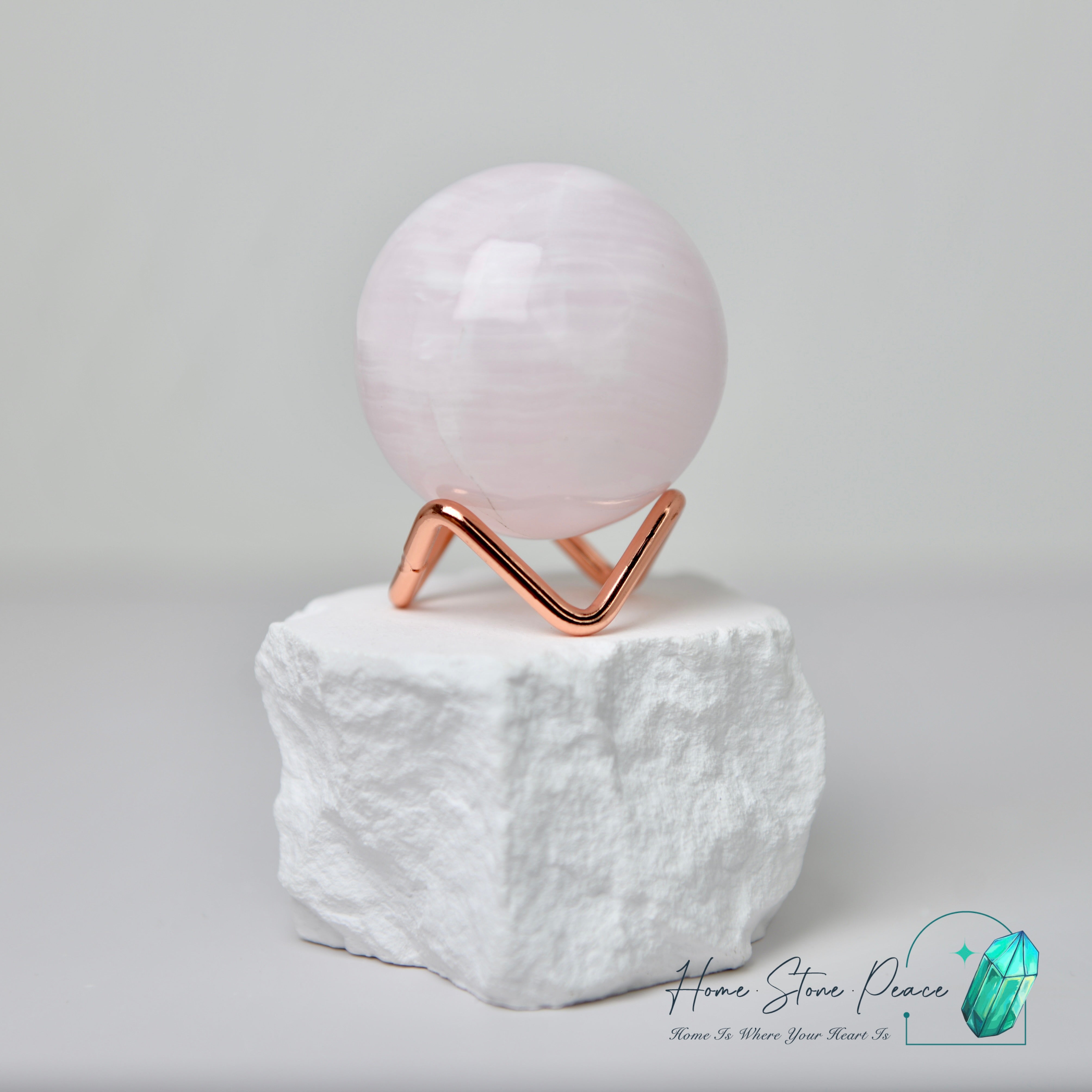 粉紅方解石球 Mangano Pink Calcite Sphere