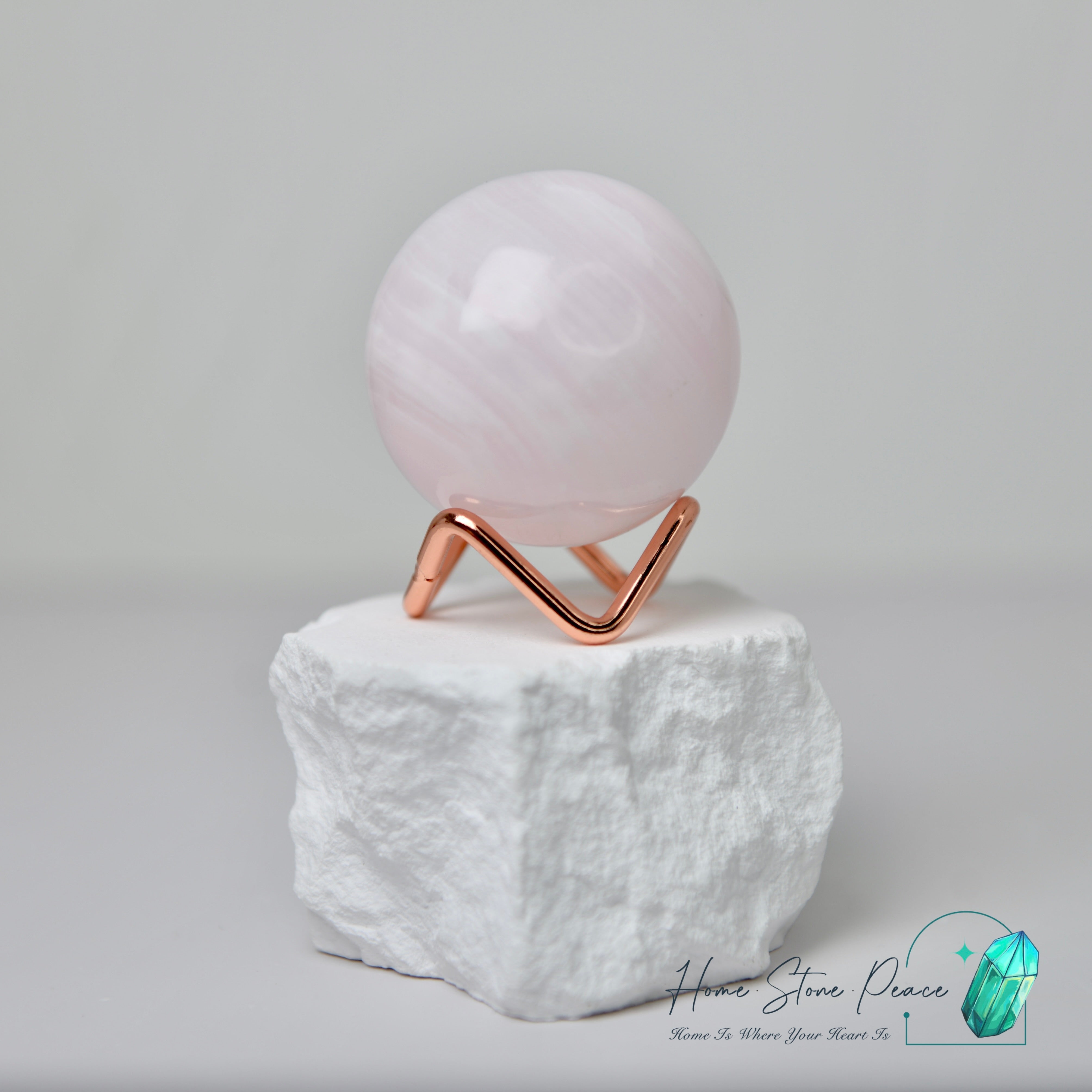 粉紅方解石球 Mangano Pink Calcite Sphere