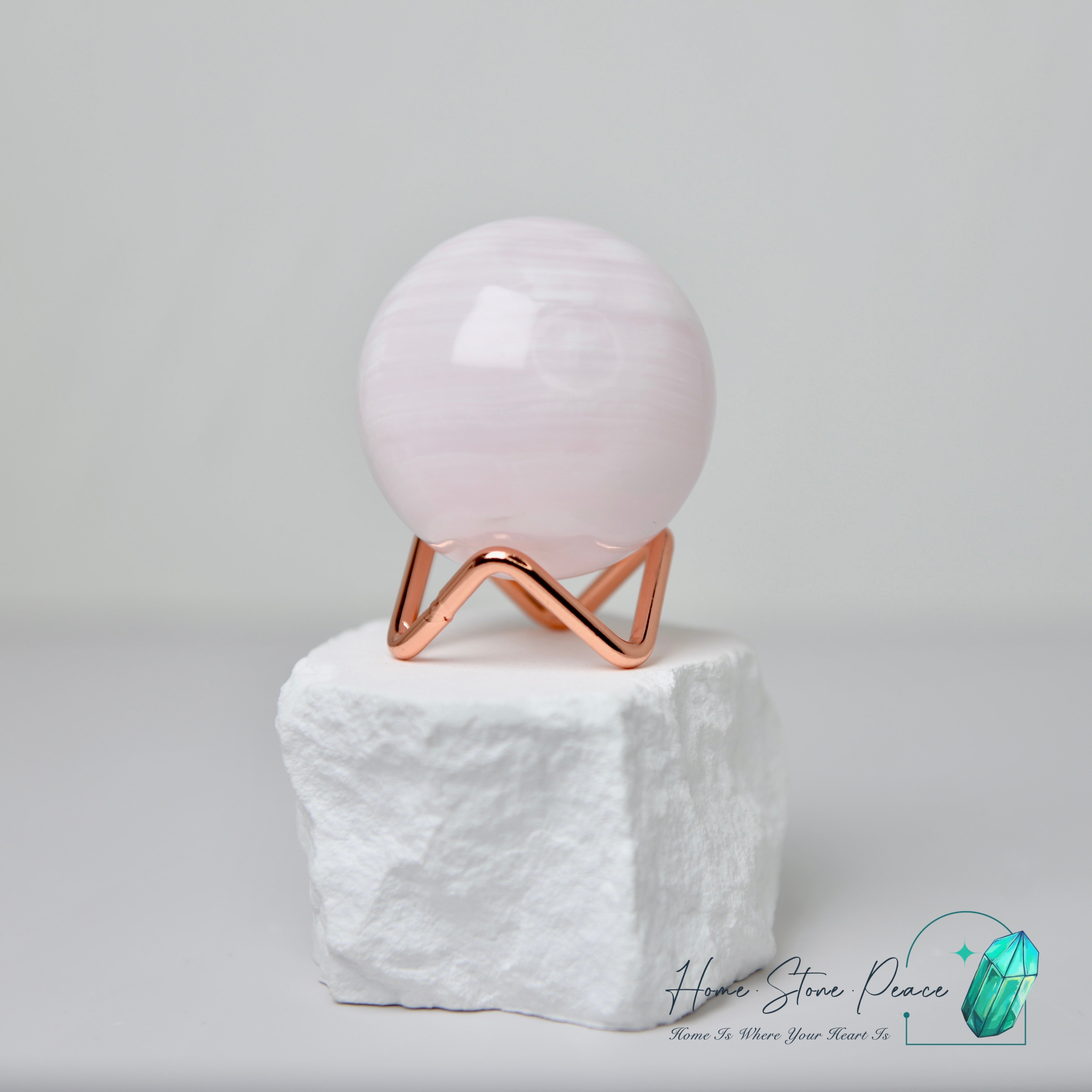 粉紅方解石球 Mangano Pink Calcite Sphere