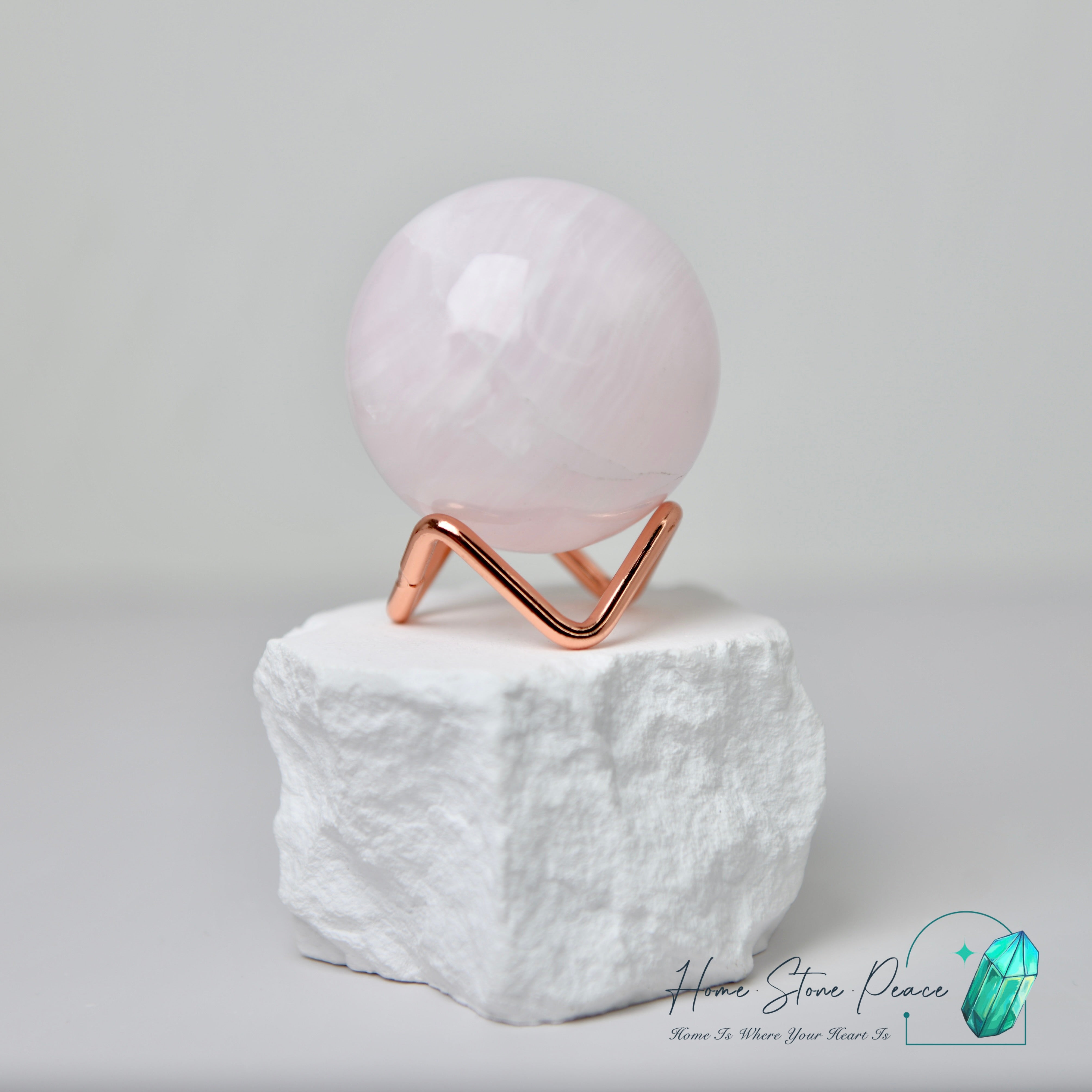 粉紅方解石球 Mangano Pink Calcite Sphere