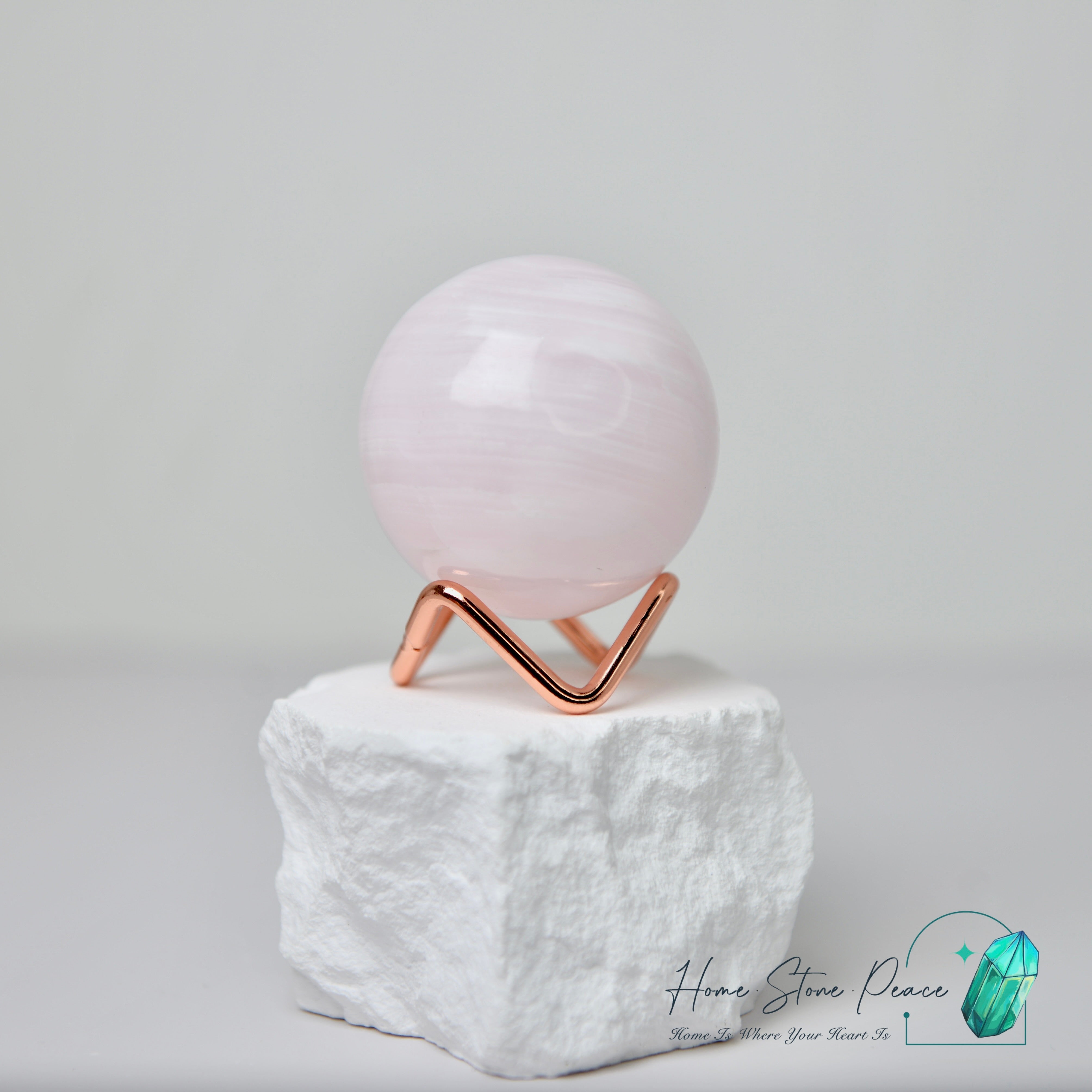 粉紅方解石球 Mangano Pink Calcite Sphere