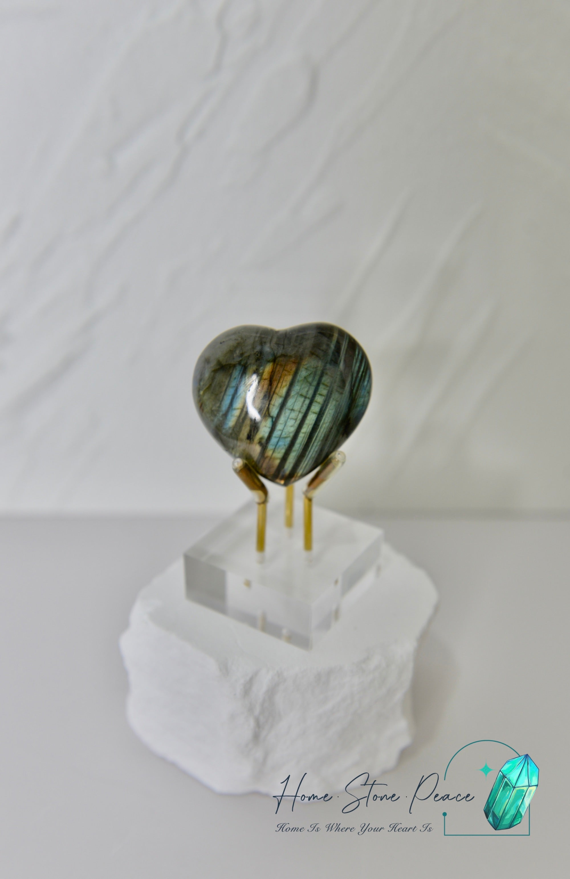 Labradorite Heart 拉長石心