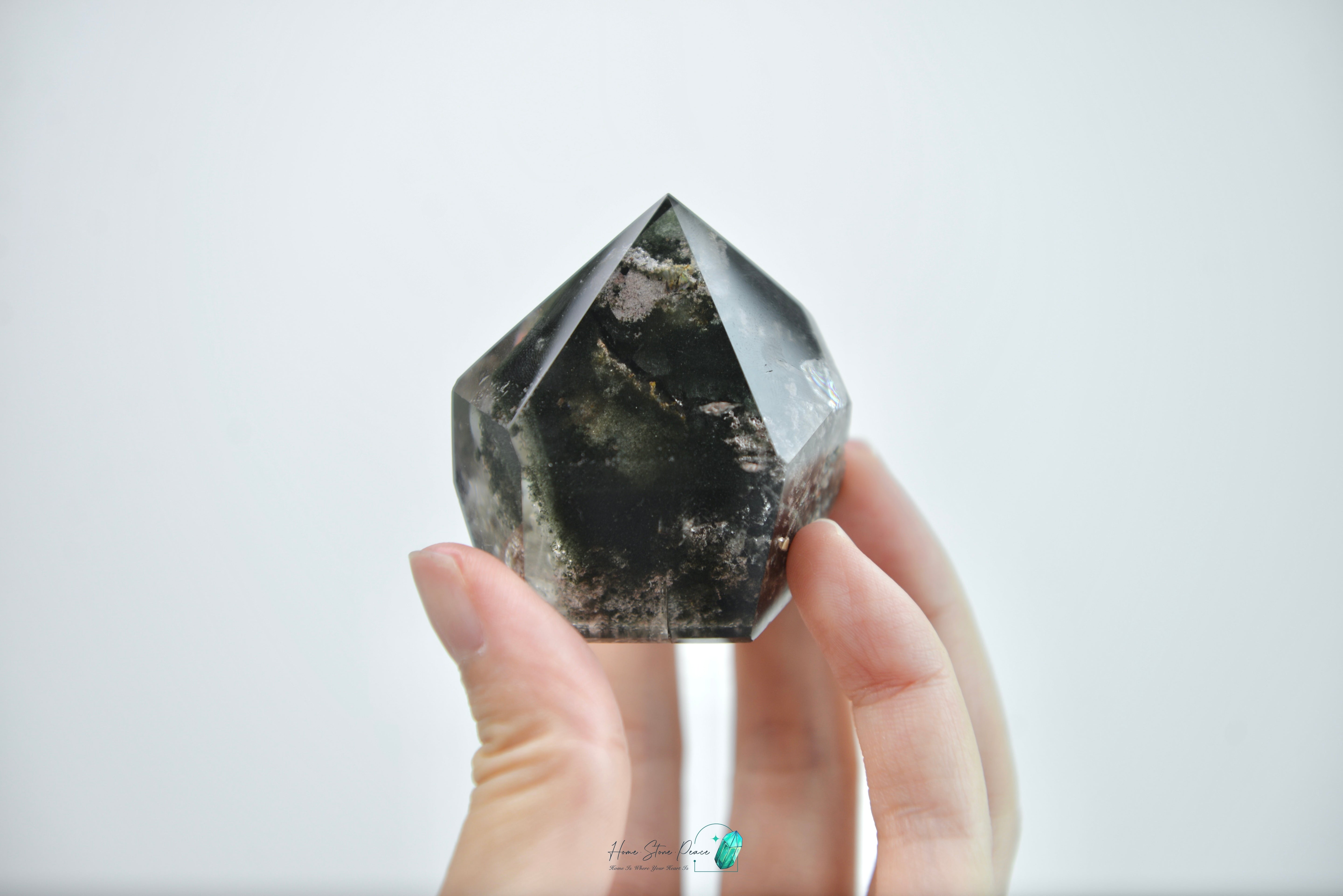 綠幽靈水晶隨形 Green Phantom Quartz Free Form