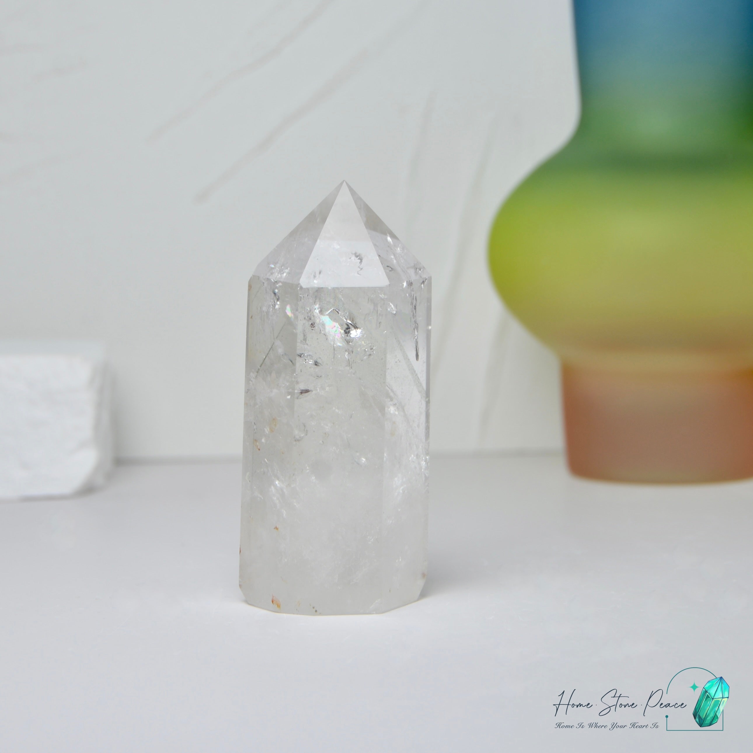 白水晶柱 Clear Quartz Tower