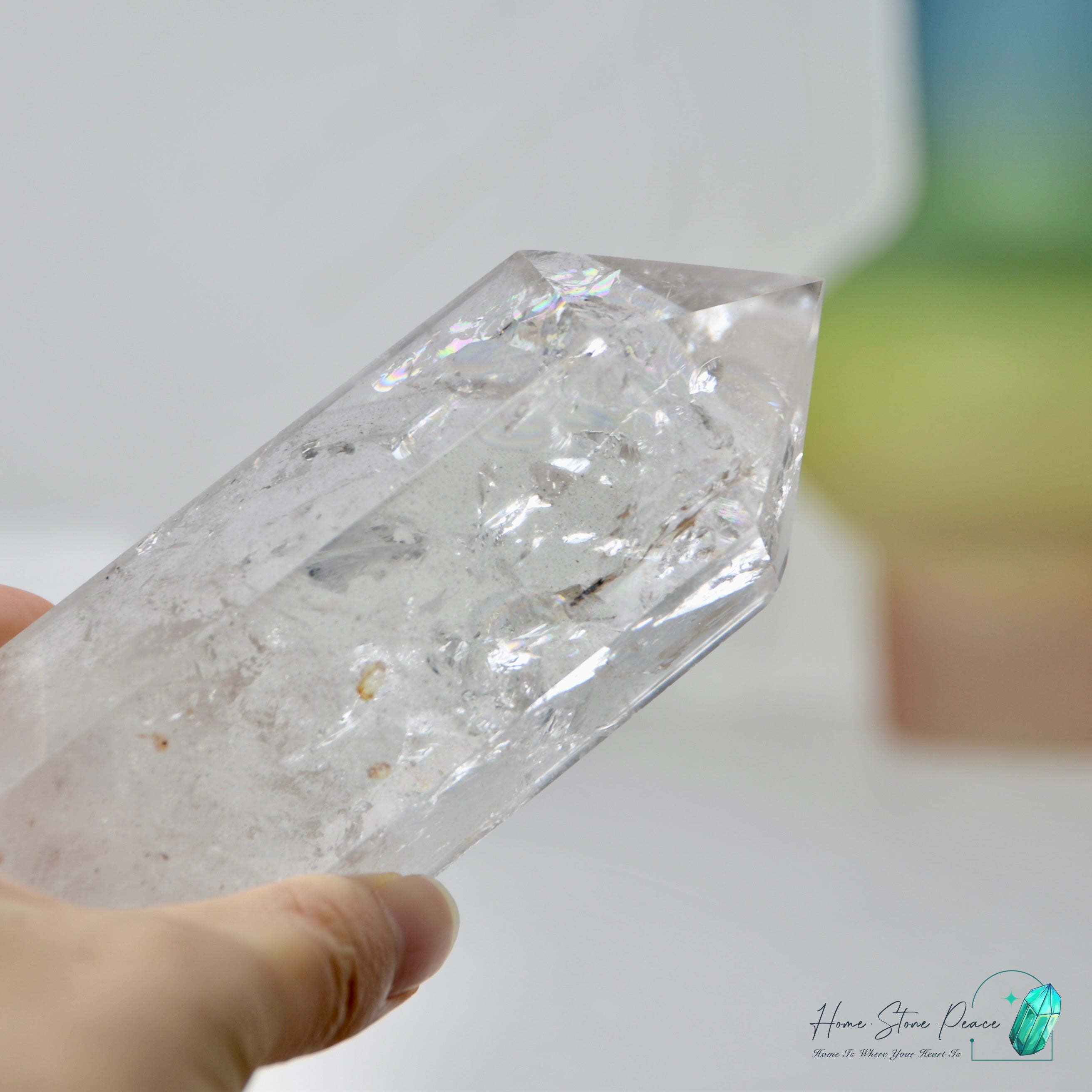 白水晶柱 Clear Quartz Tower