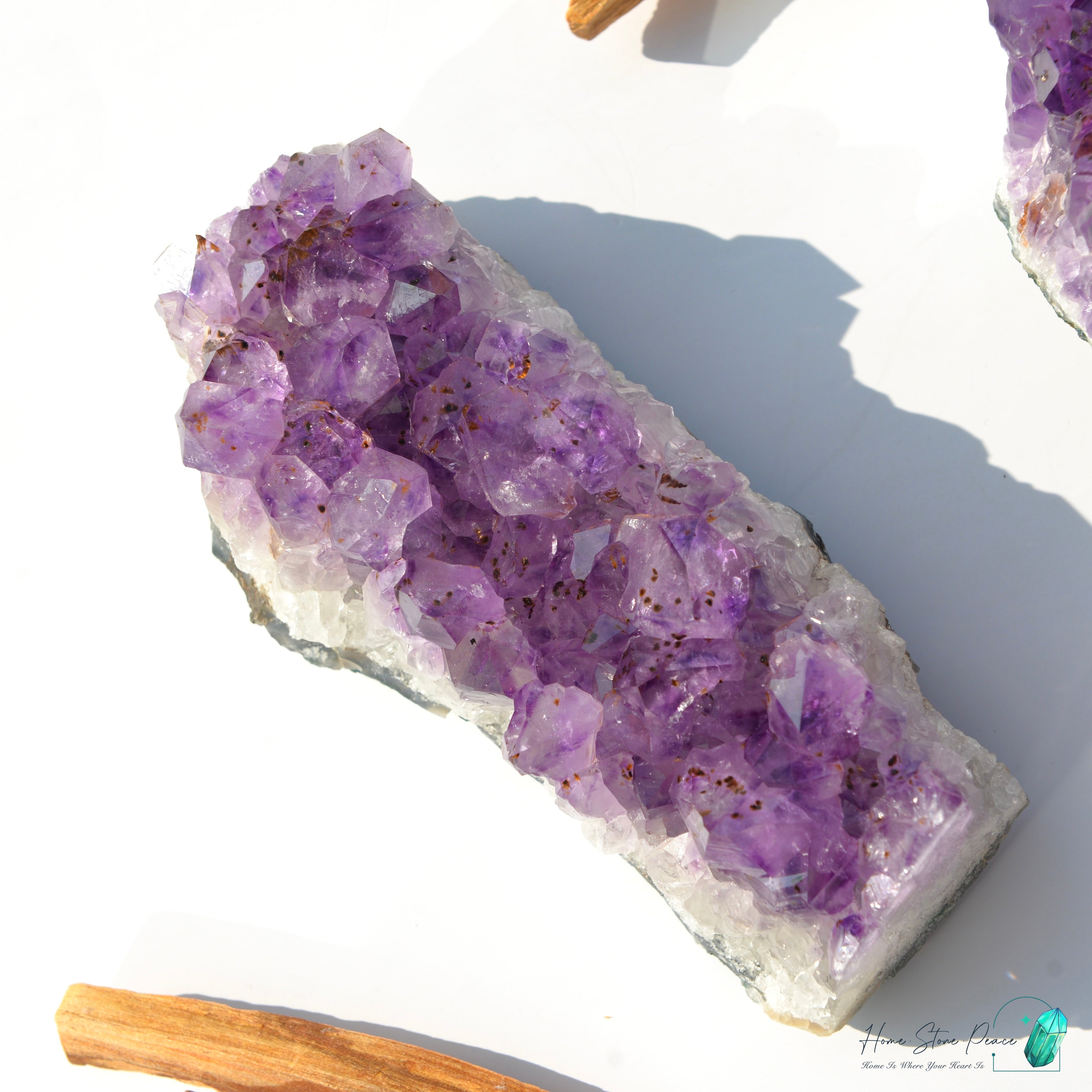 紫鈦晶晶簇 Amethyst Rutilated Cluster