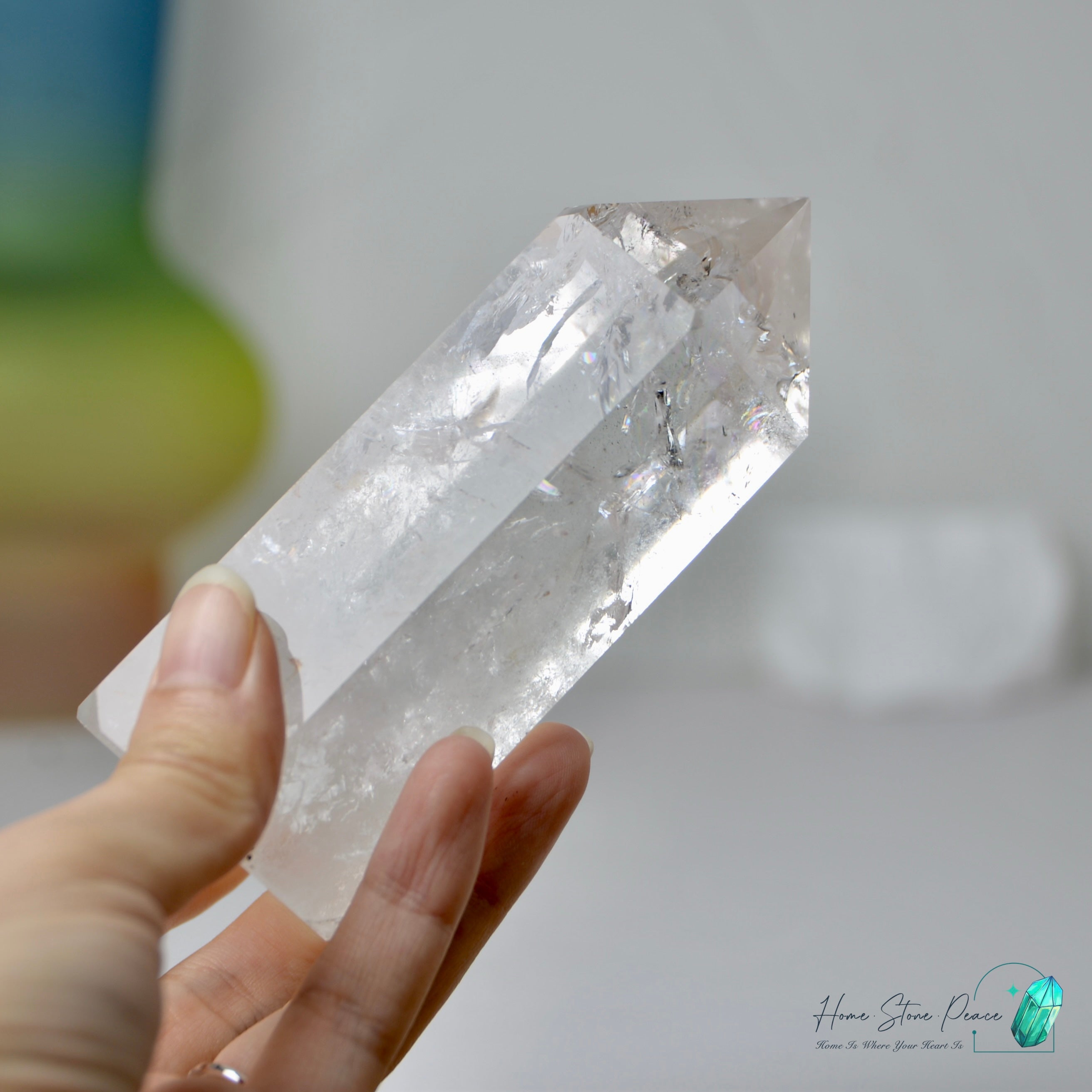 白水晶柱 Clear Quartz Tower