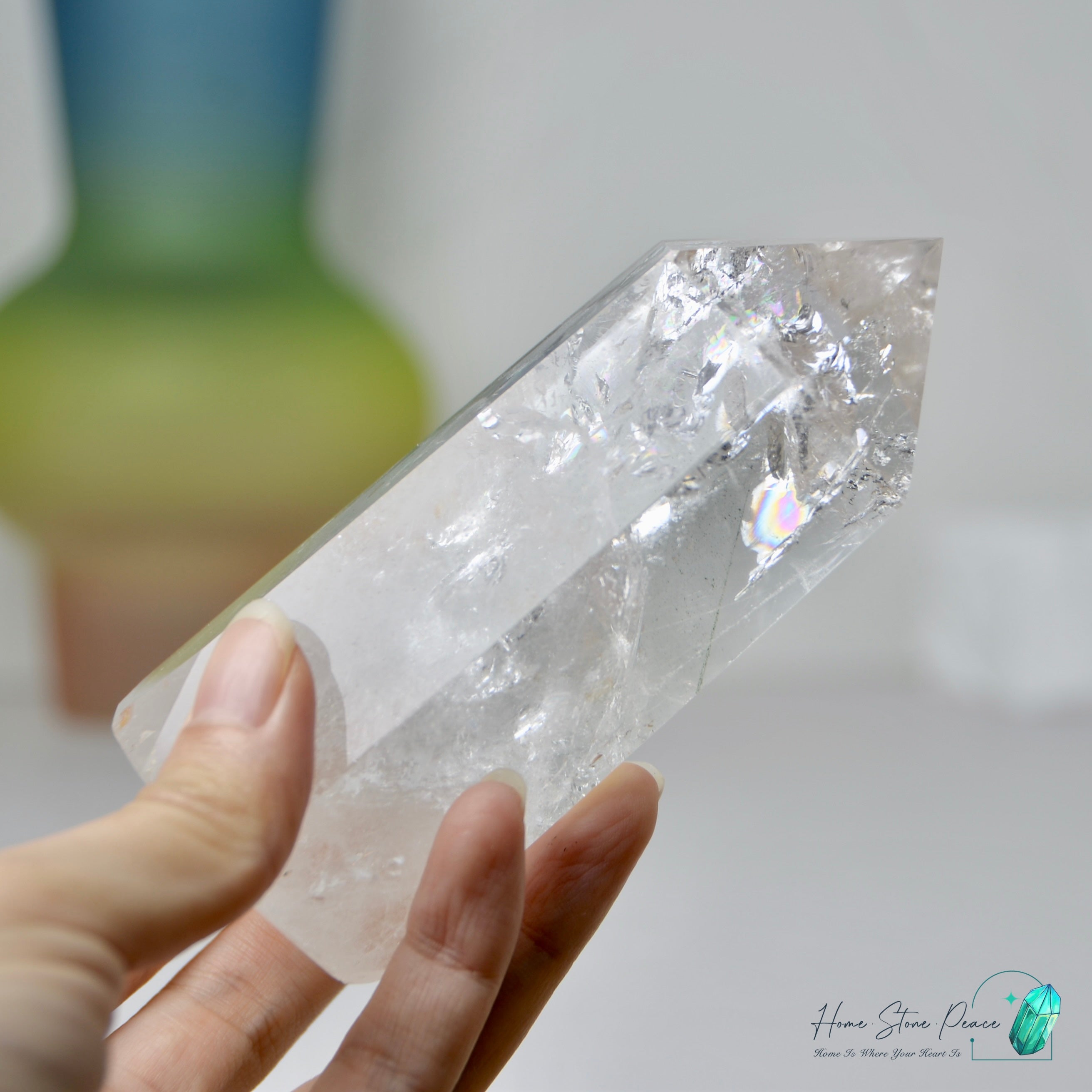 白水晶柱 Clear Quartz Tower