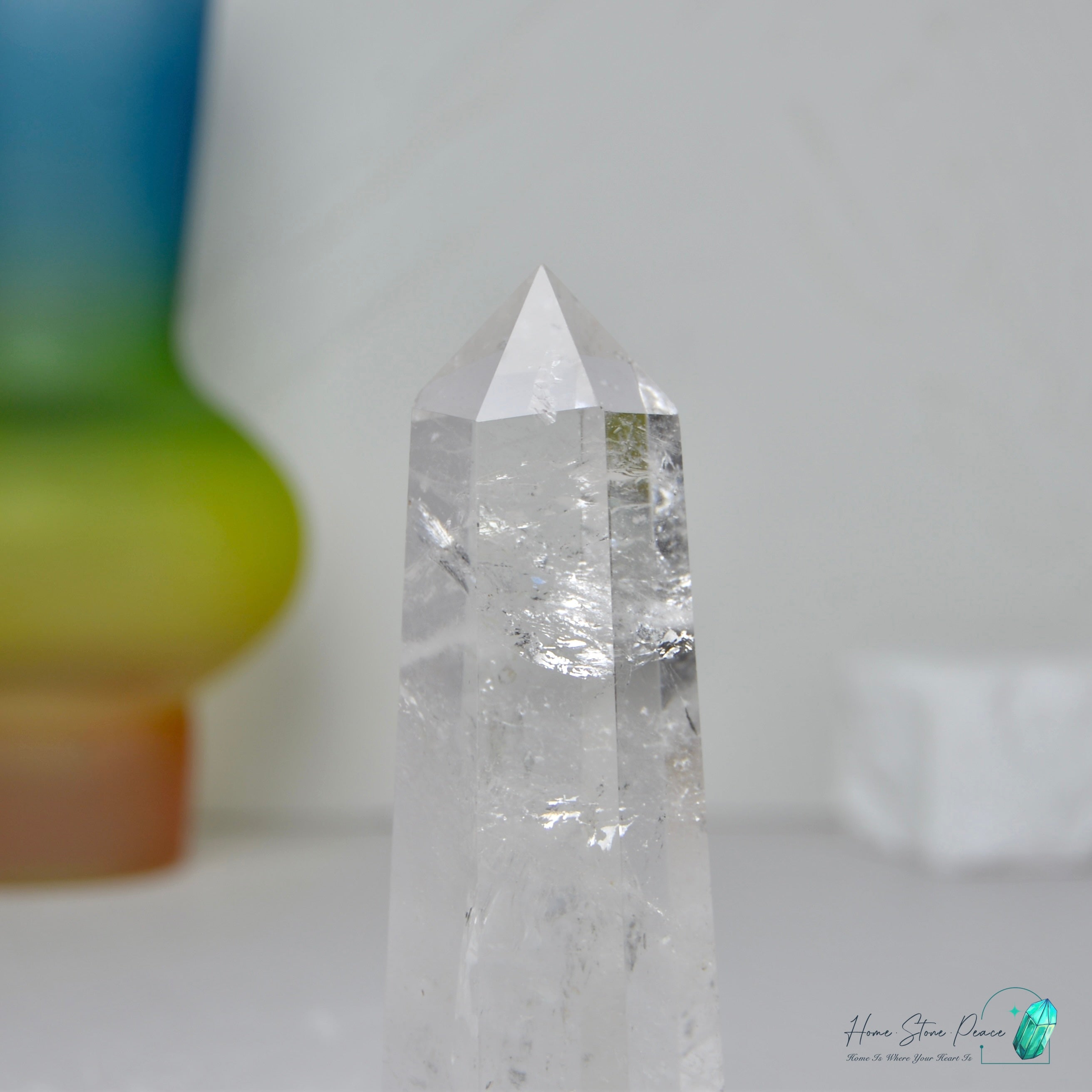 白水晶柱 Clear Quartz Tower