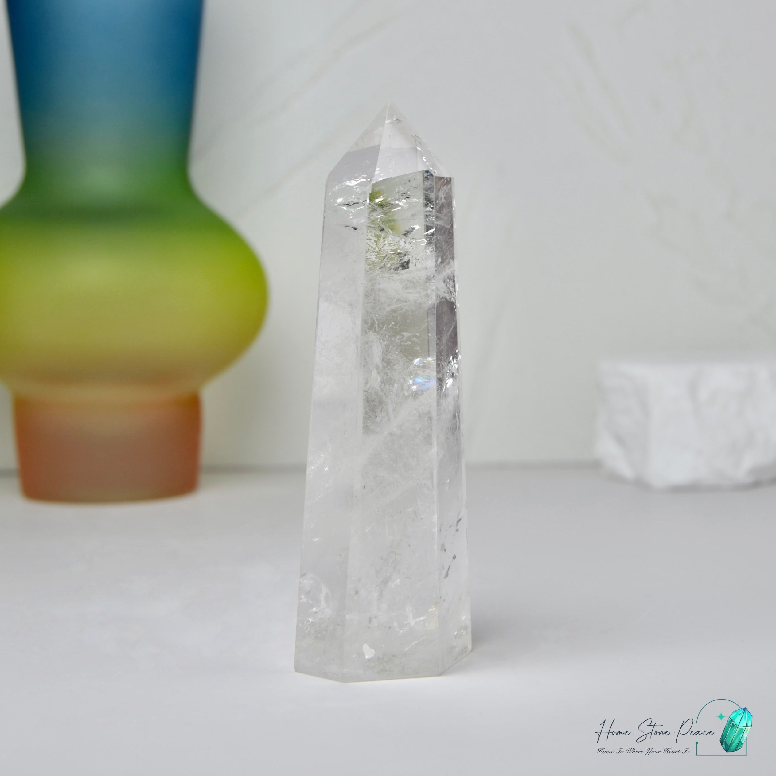 白水晶柱 Clear Quartz Tower