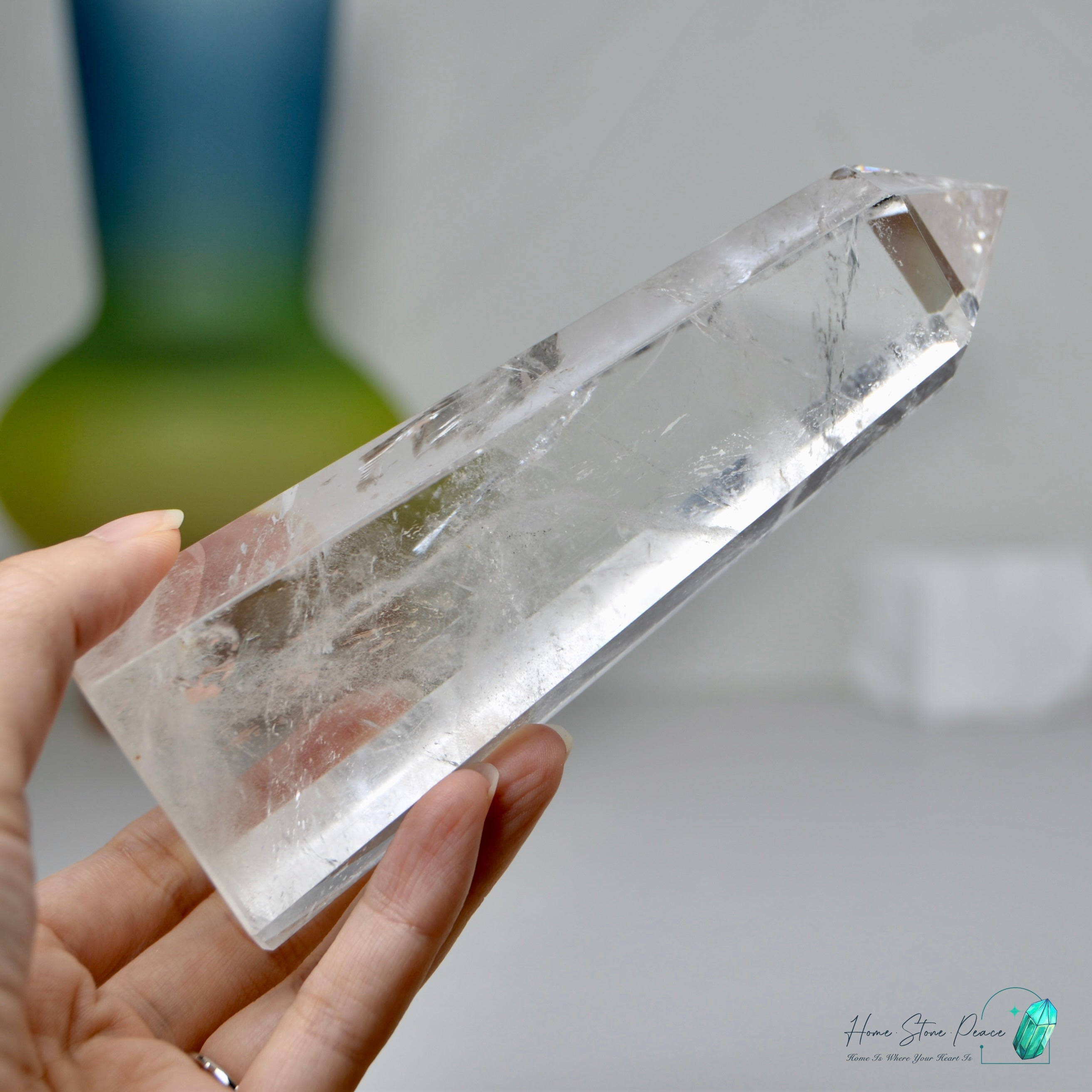 白水晶柱 Clear Quartz Tower