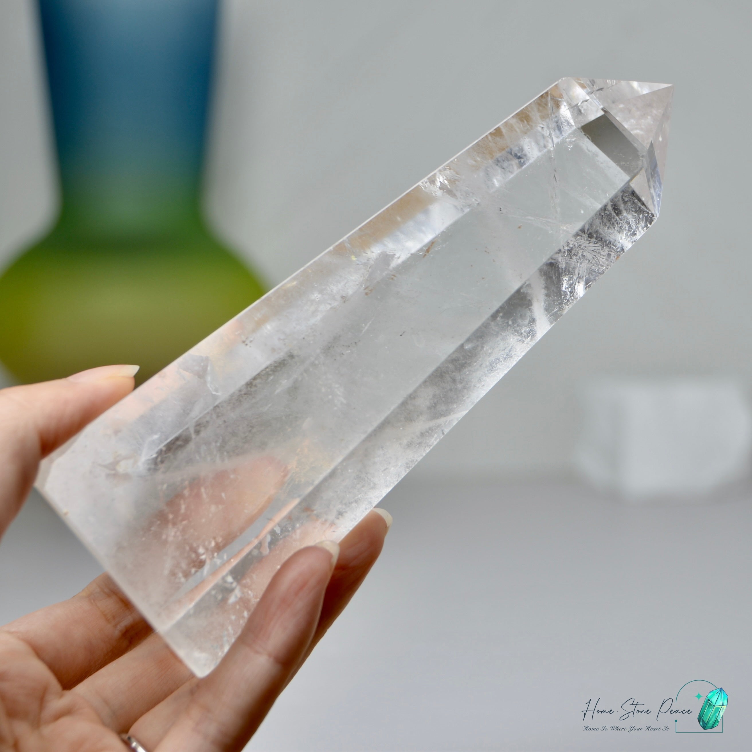 白水晶柱 Clear Quartz Tower