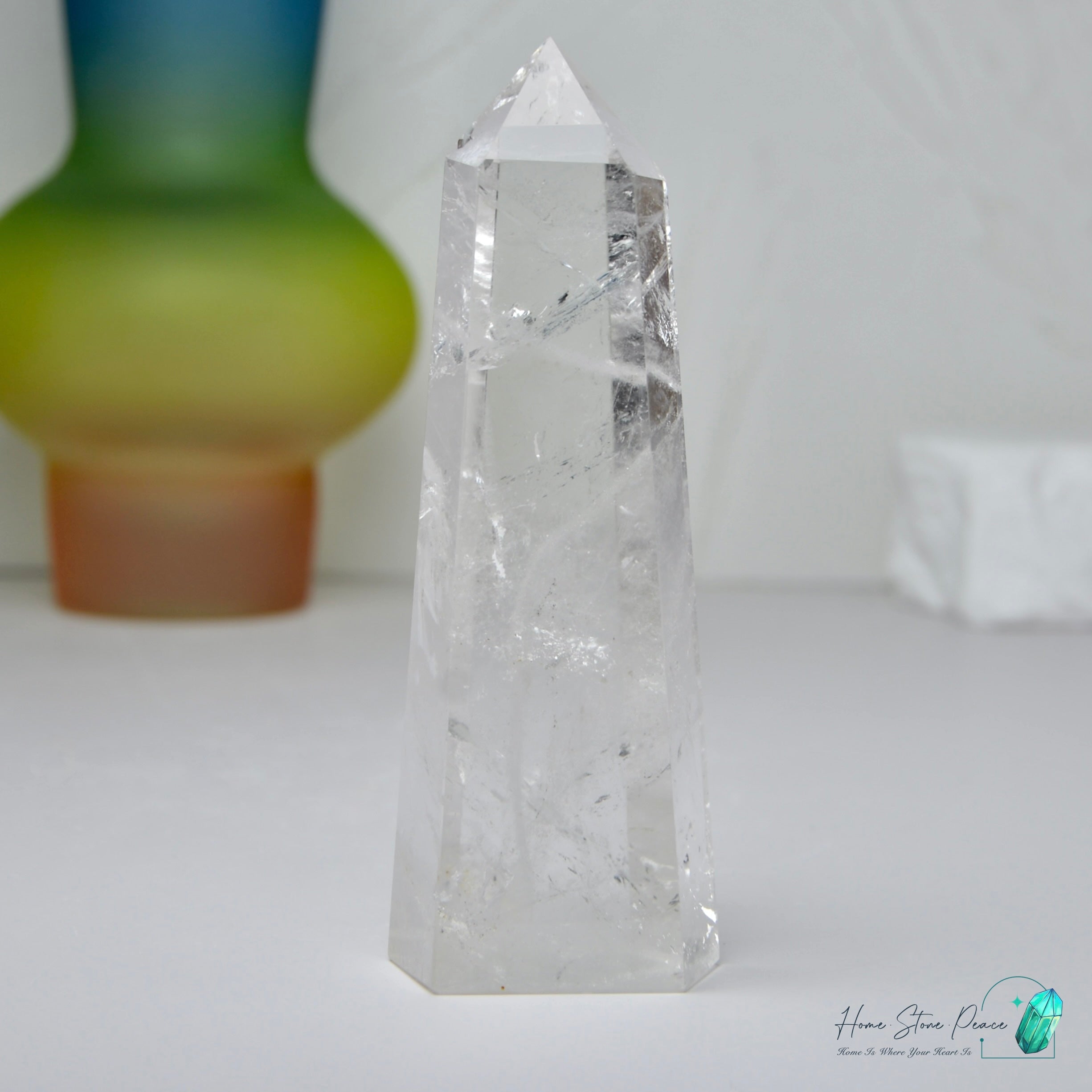 白水晶柱 Clear Quartz Tower