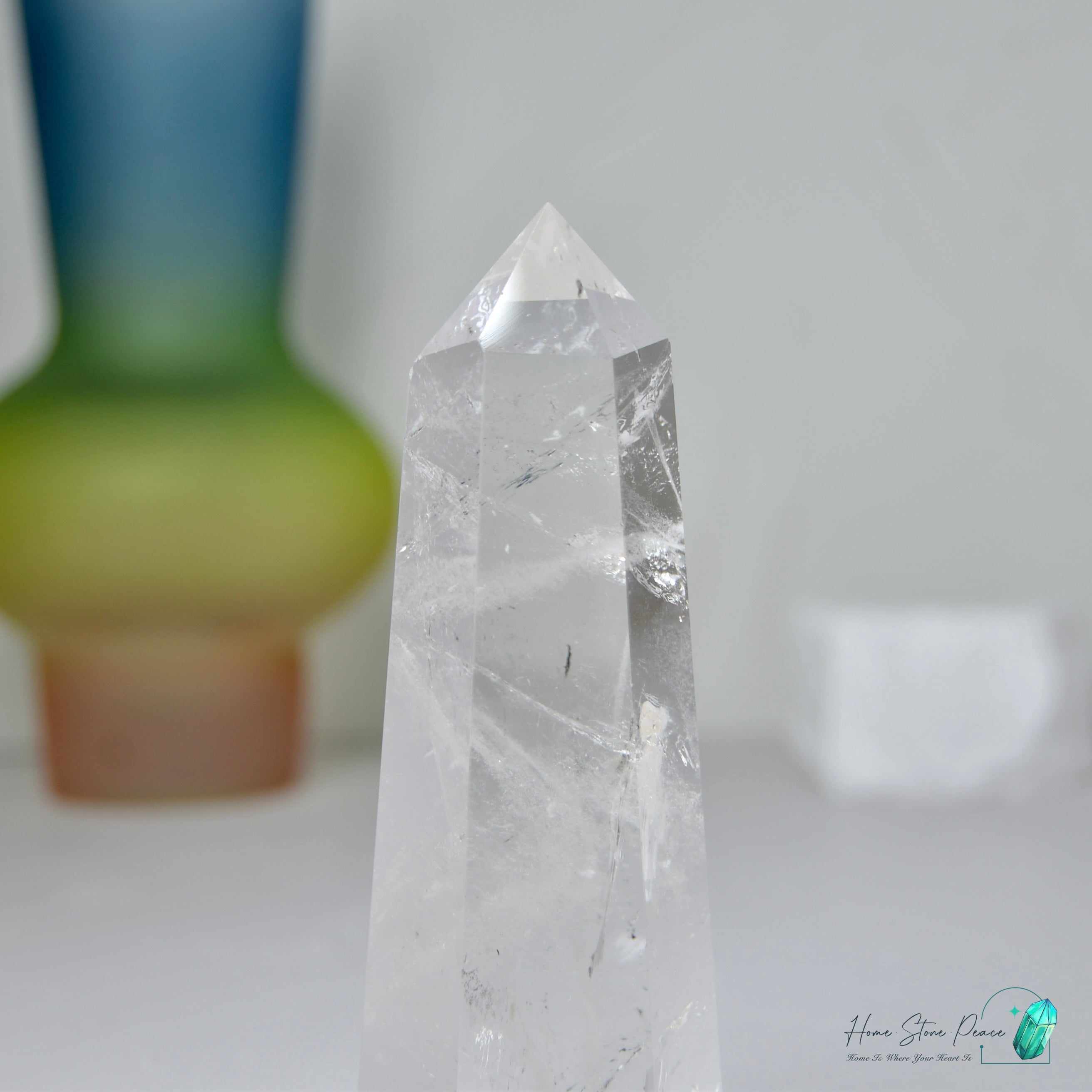 白水晶柱 Clear Quartz Tower