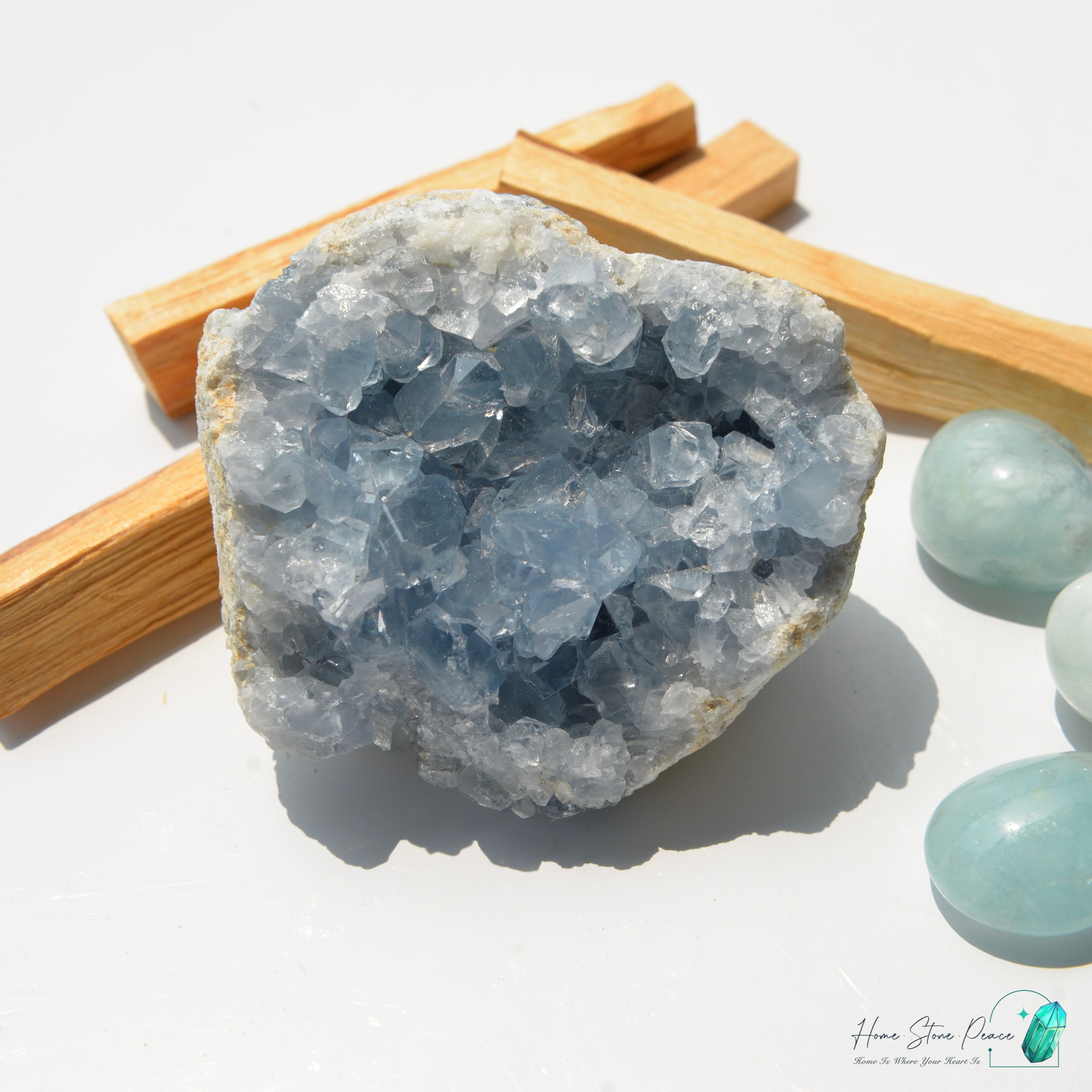 Celestite Cluster 天青石原石