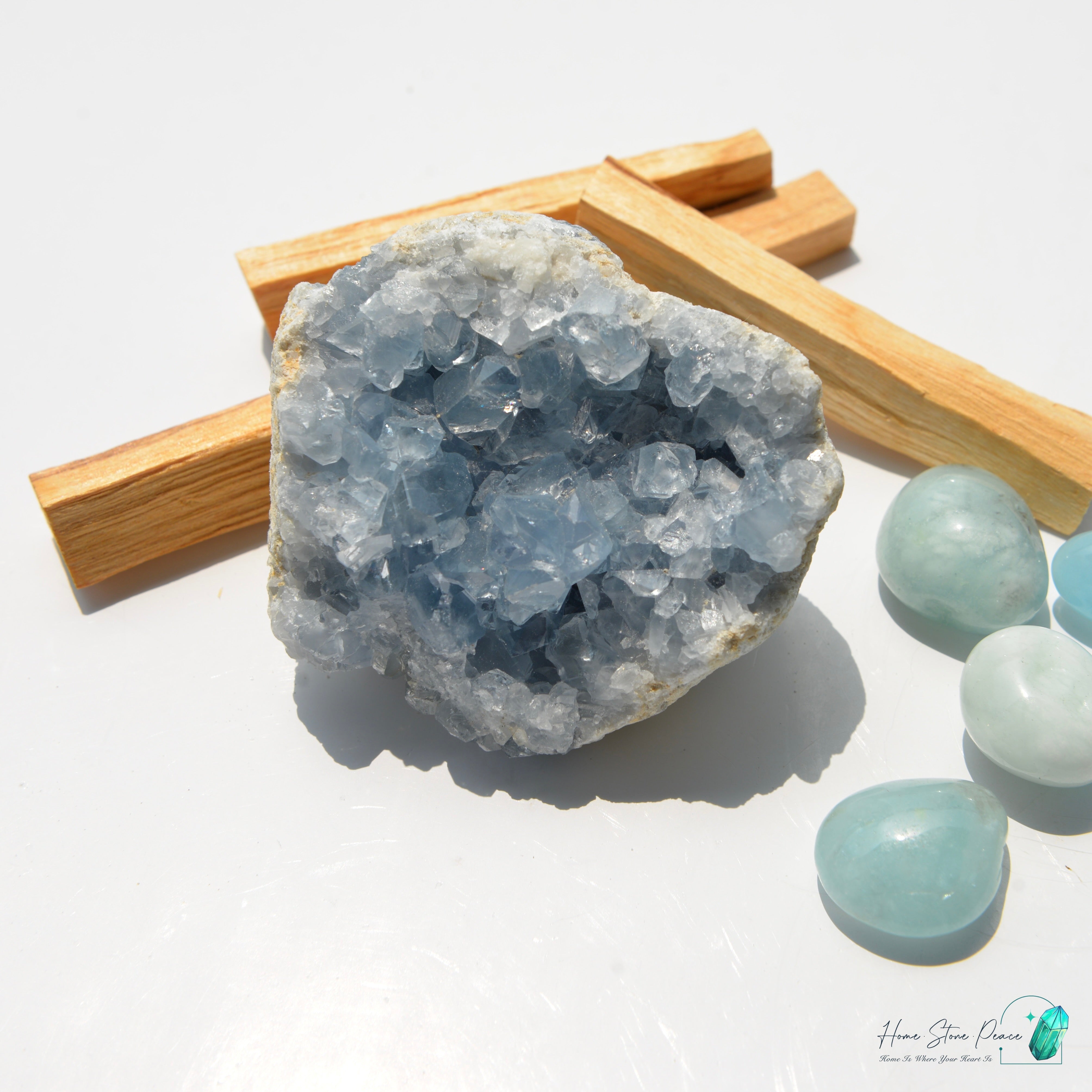 Celestite Cluster 天青石原石